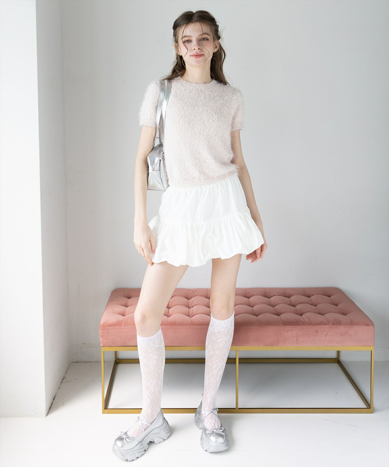173cm/ピンク