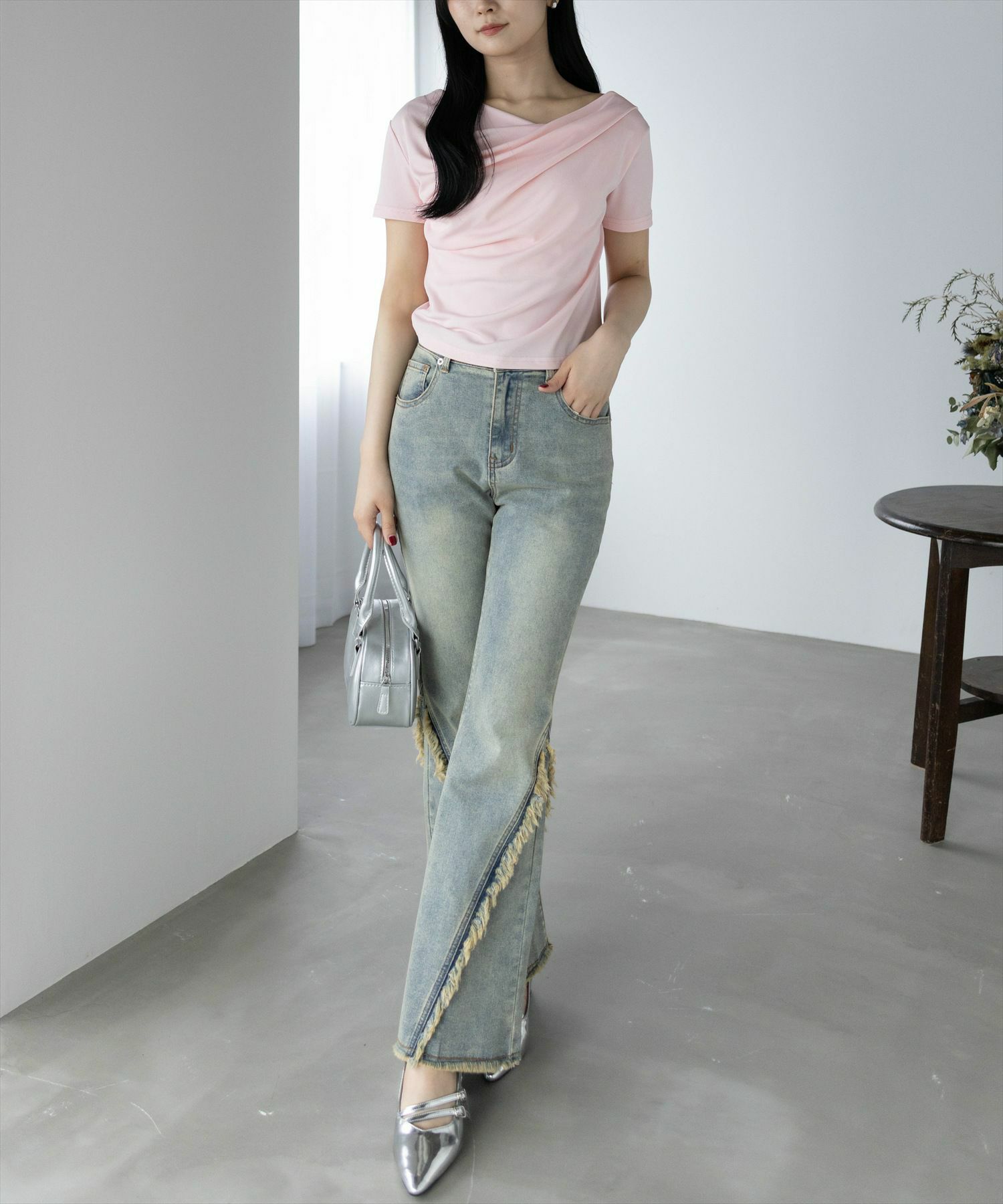 162cm/ライトブルー