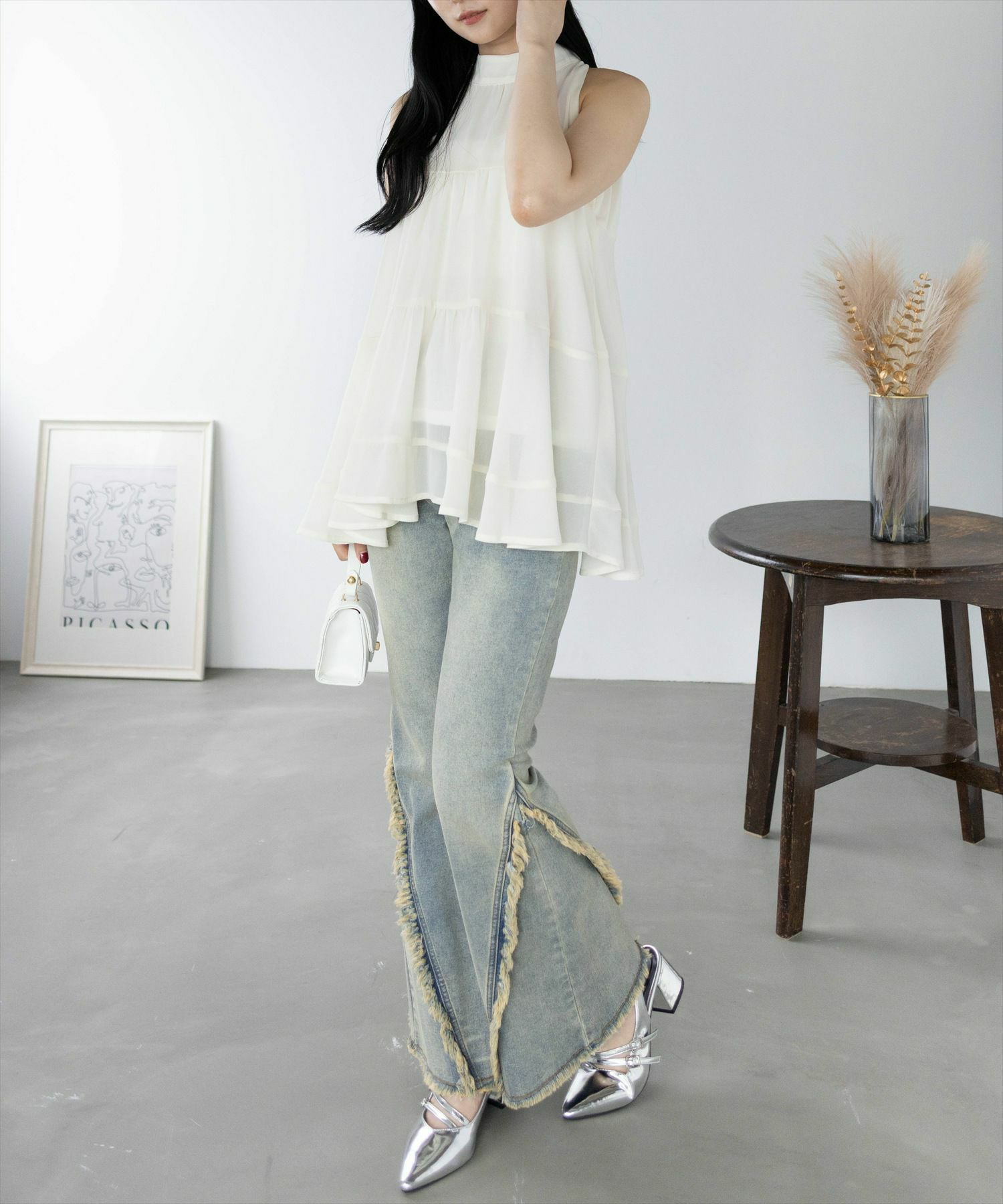 162cm/ライトブルー