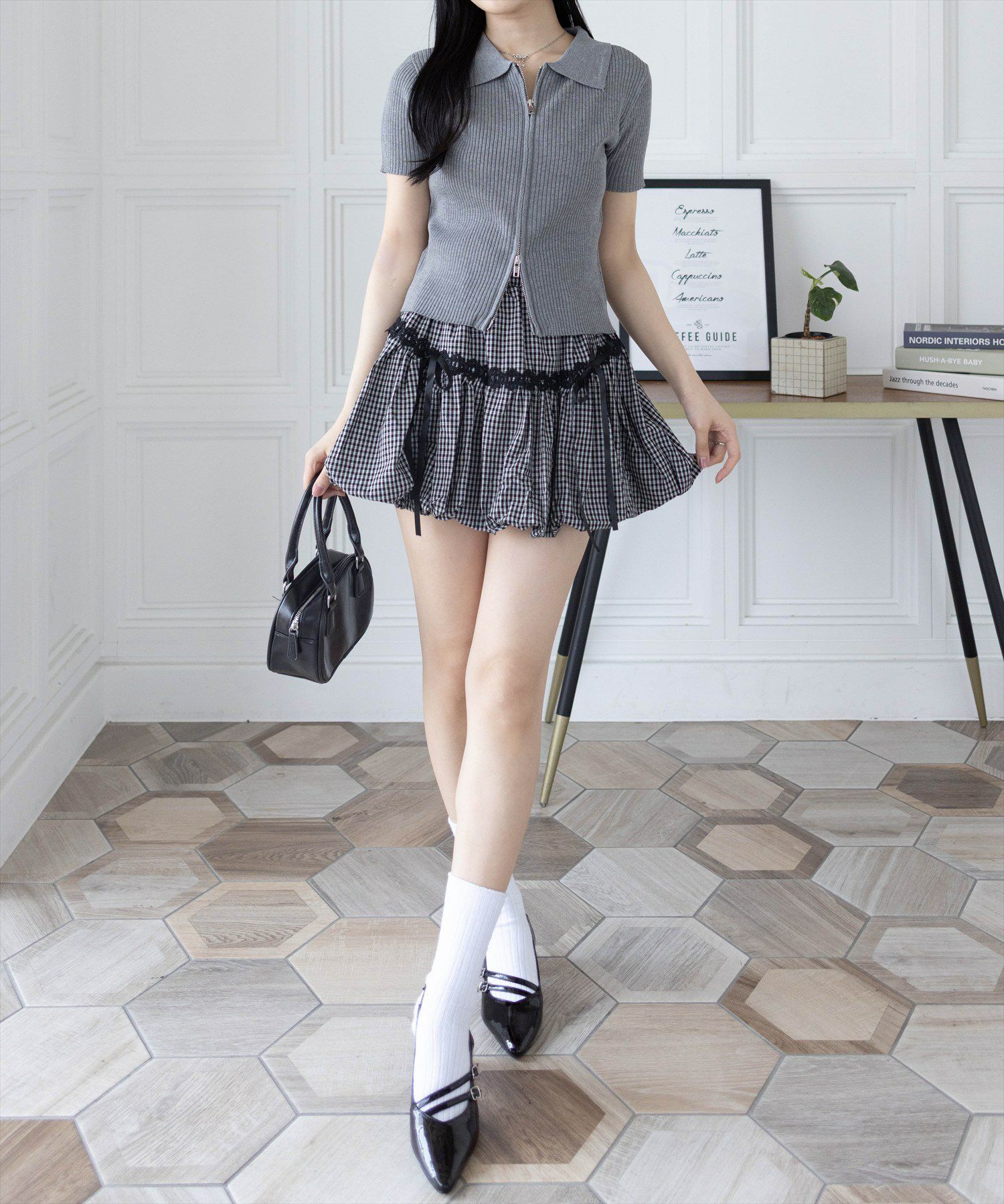 162cm/チャコールグレー