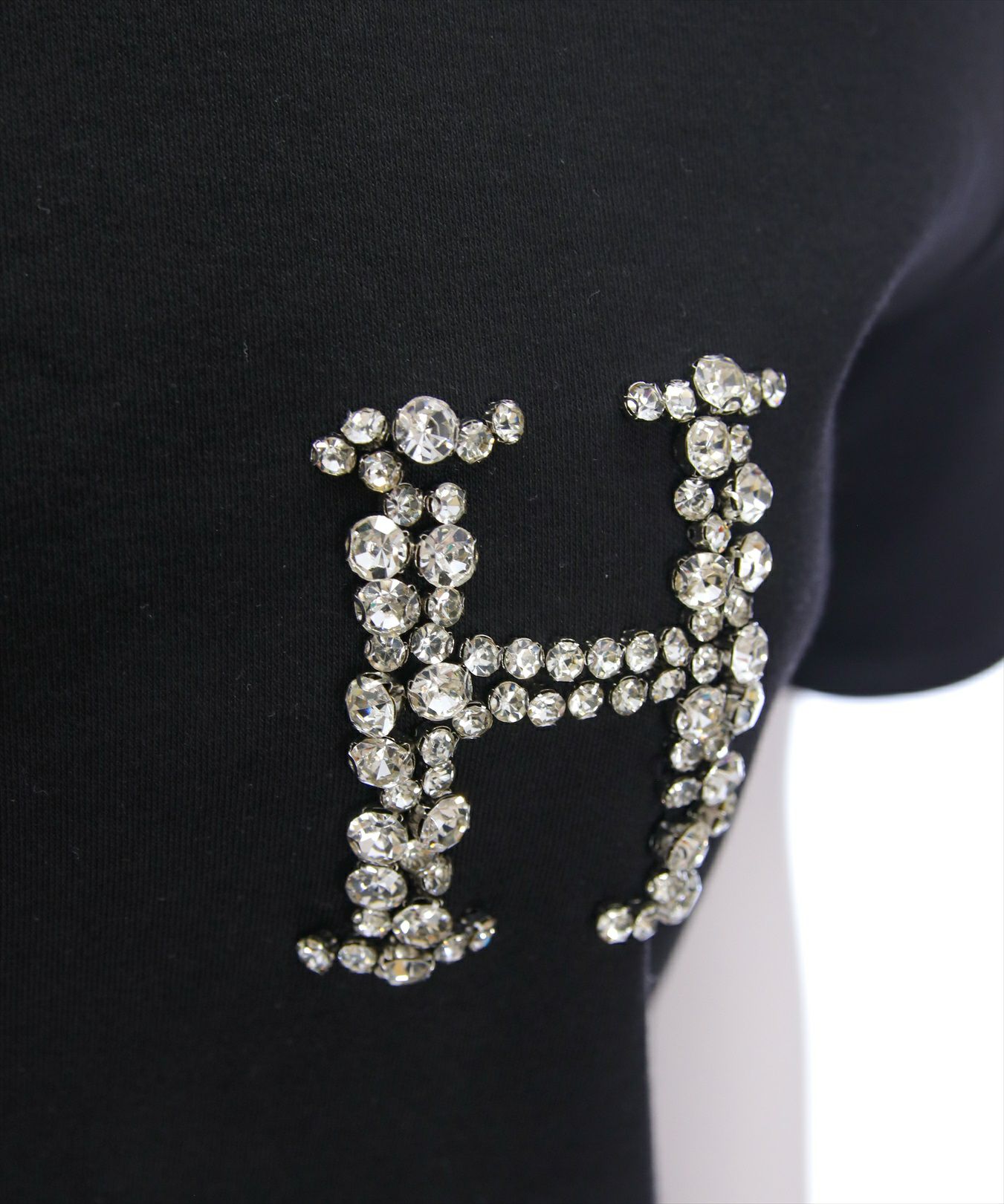 CLEAR BASIC≪SS新作≫ビジューロゴ付きTシャツ[CL9140