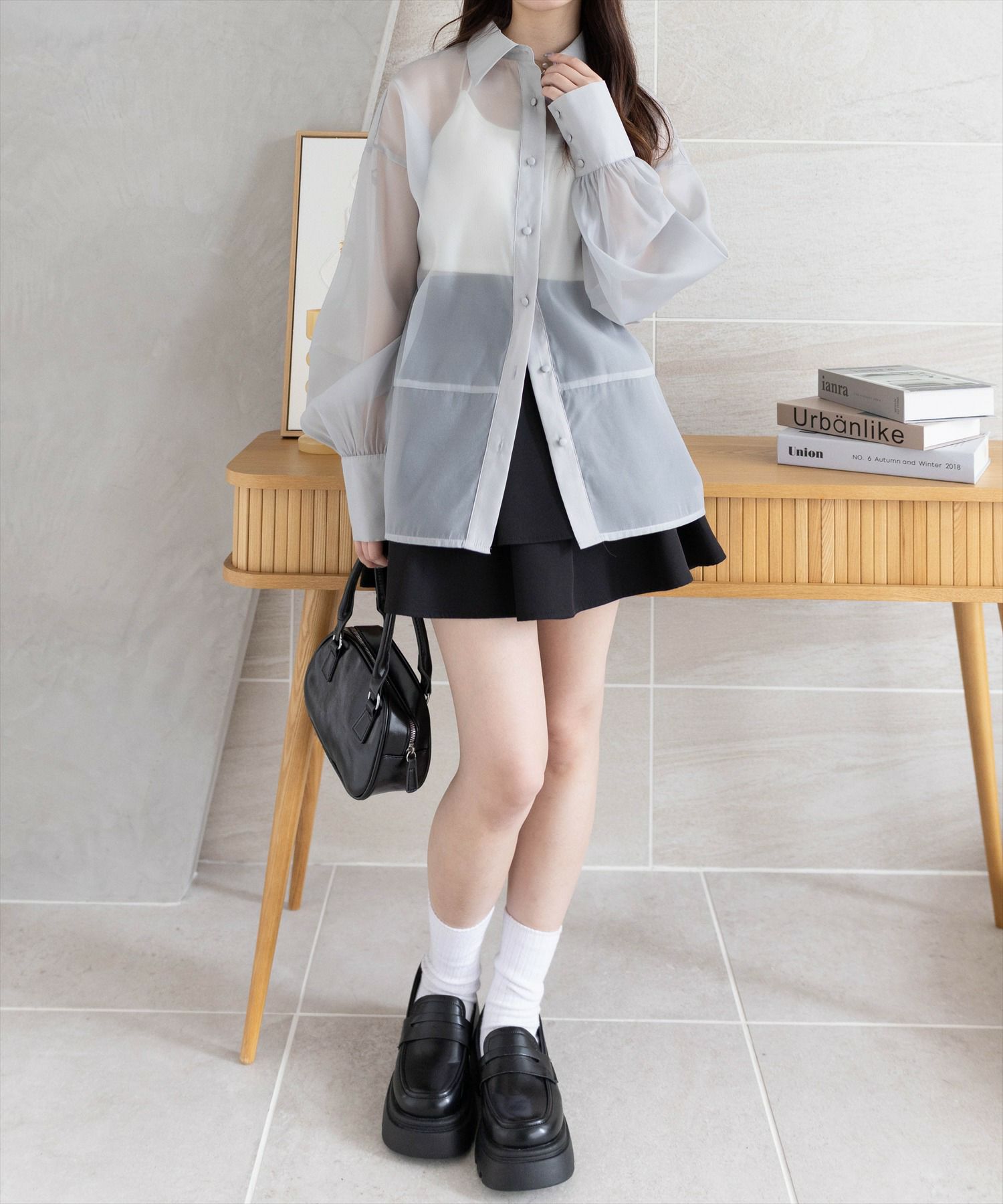 153㎝/ライトグレー