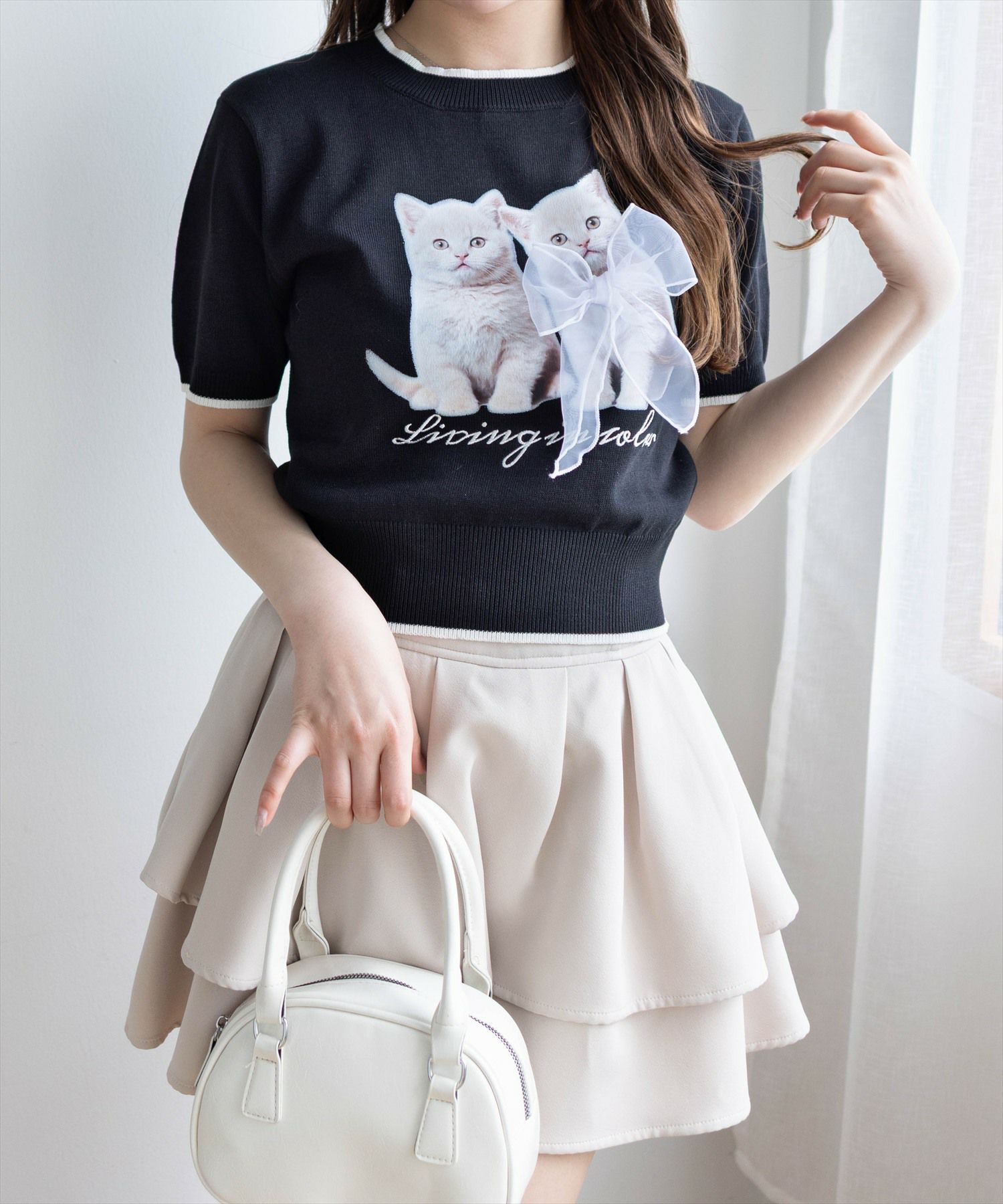 SLY｜CABLE POLO KNIT トップス | Rakuten Fashion(楽天
