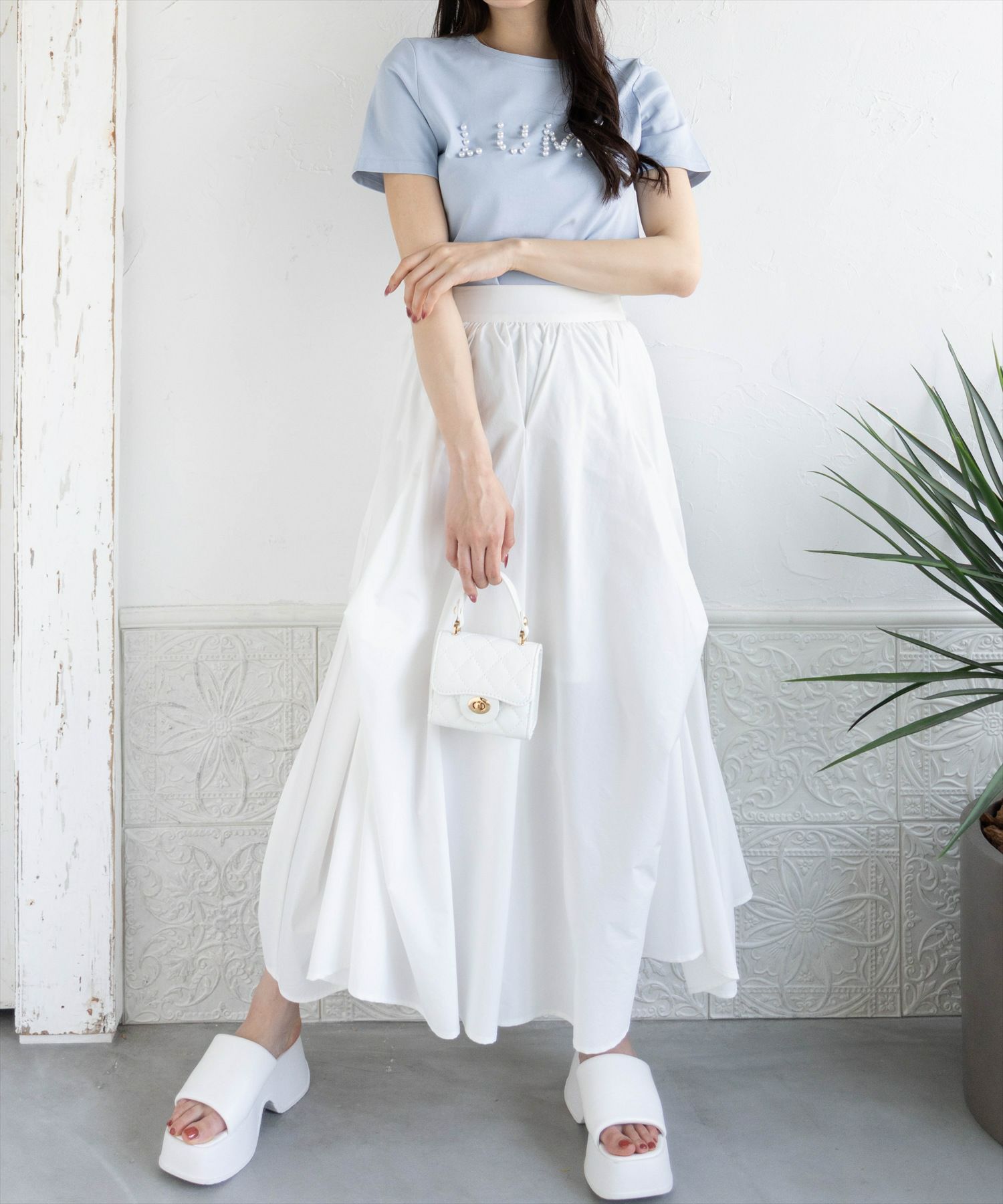 165㎝/サックス着用