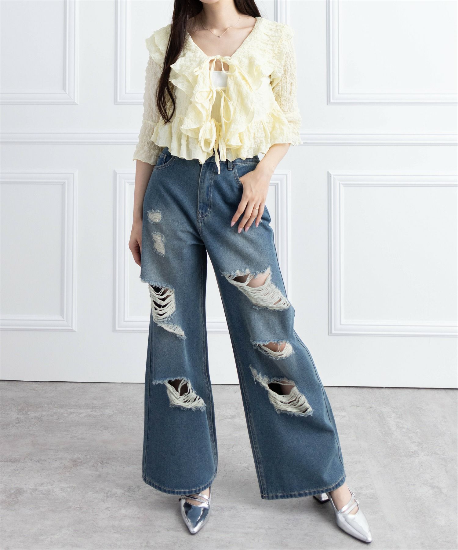 165㎝/アイボリー