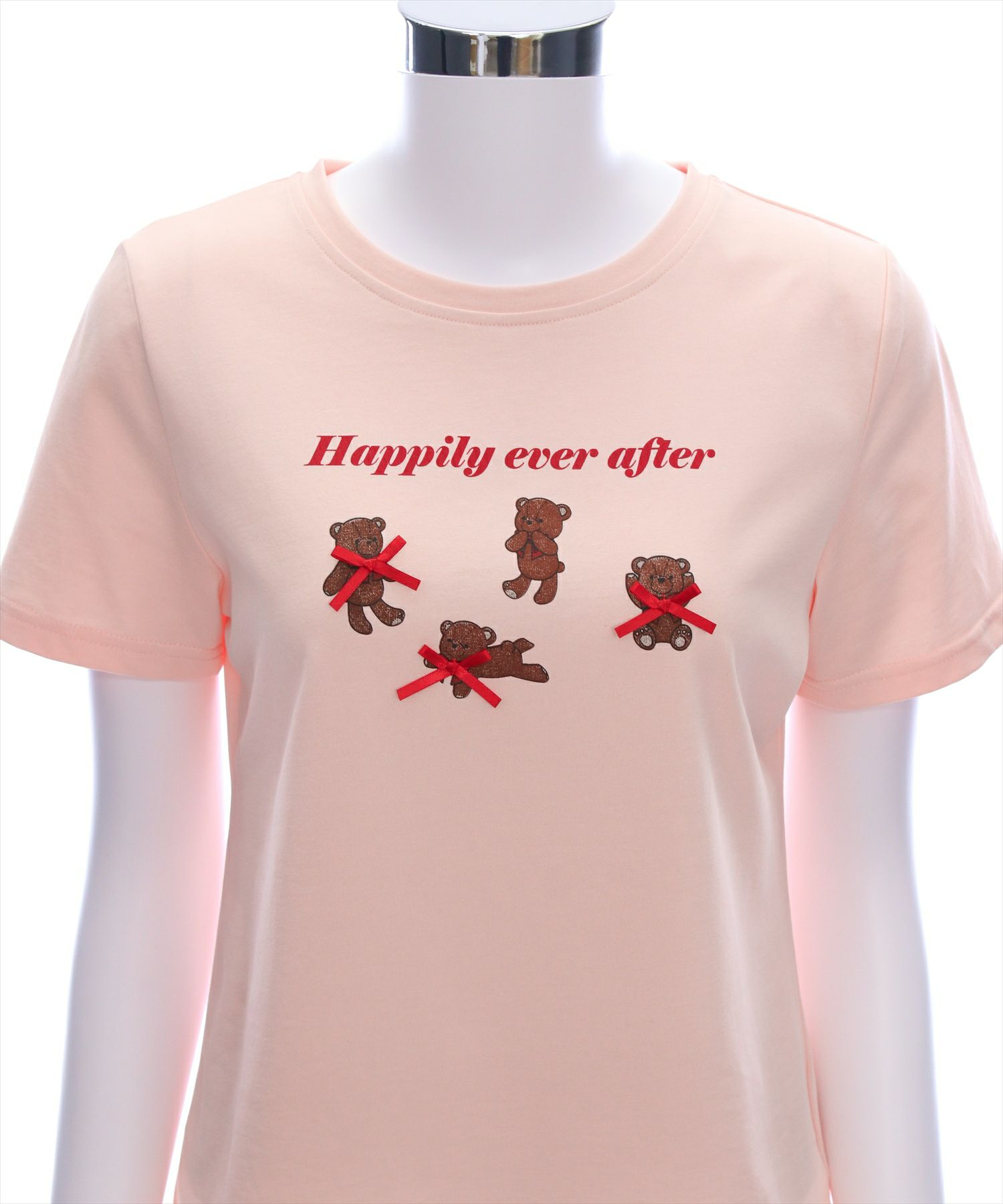 【無造作リボン♡】可愛さ引き出す♪ CHANEL Ｔシャツ 3color 】カットアウトストラップリボンショートチビTシャツ
