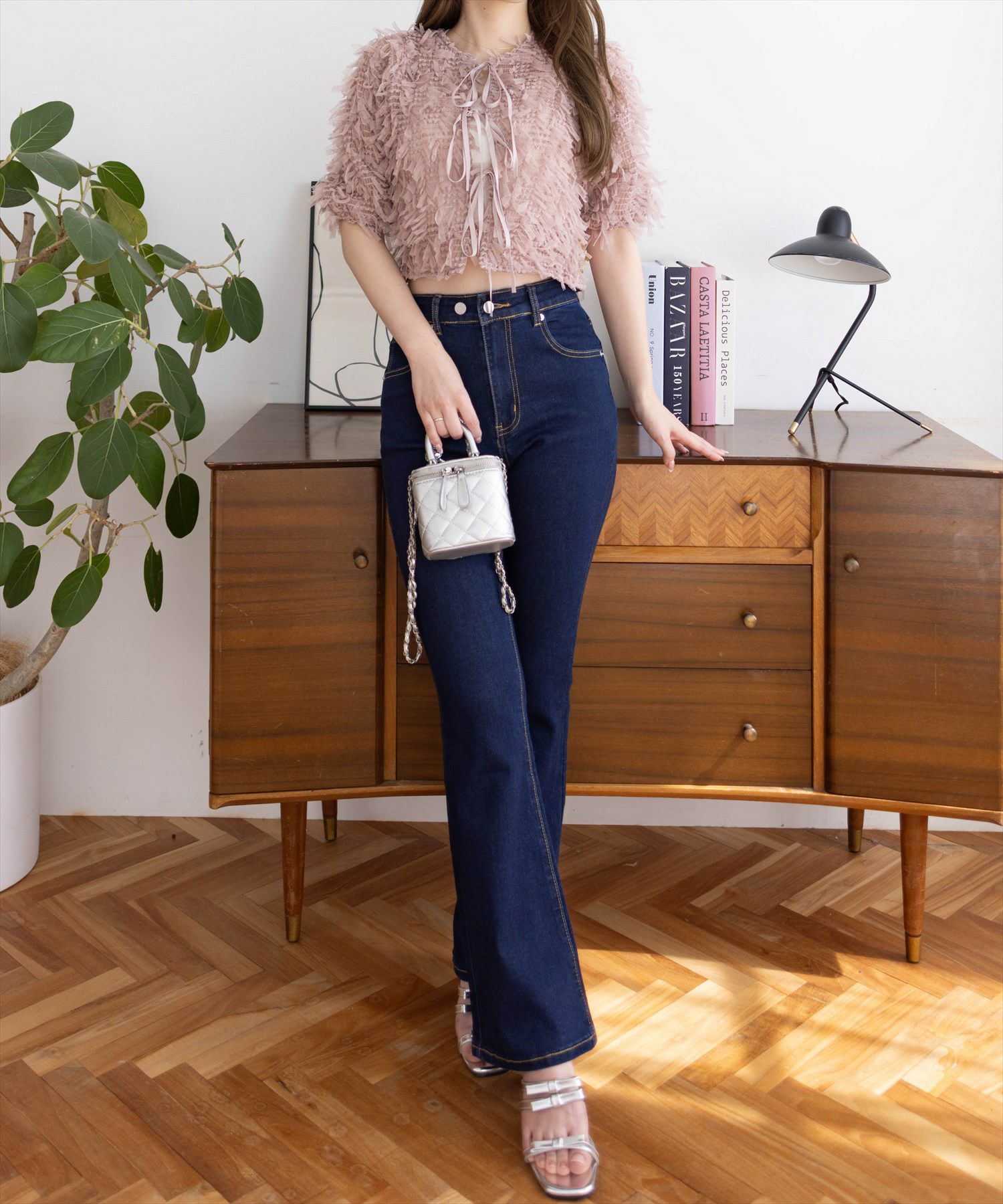 163㎝/ピンクベージュ