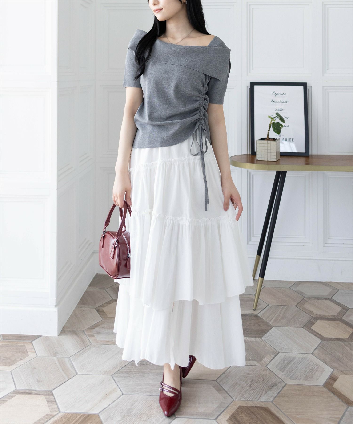 162cm/チャコールグレー