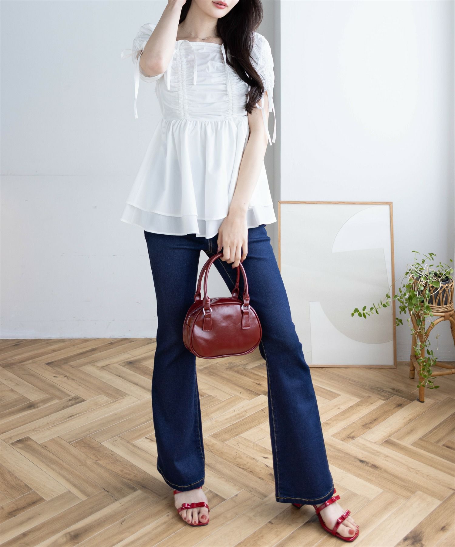 161㎝/オフホワイト