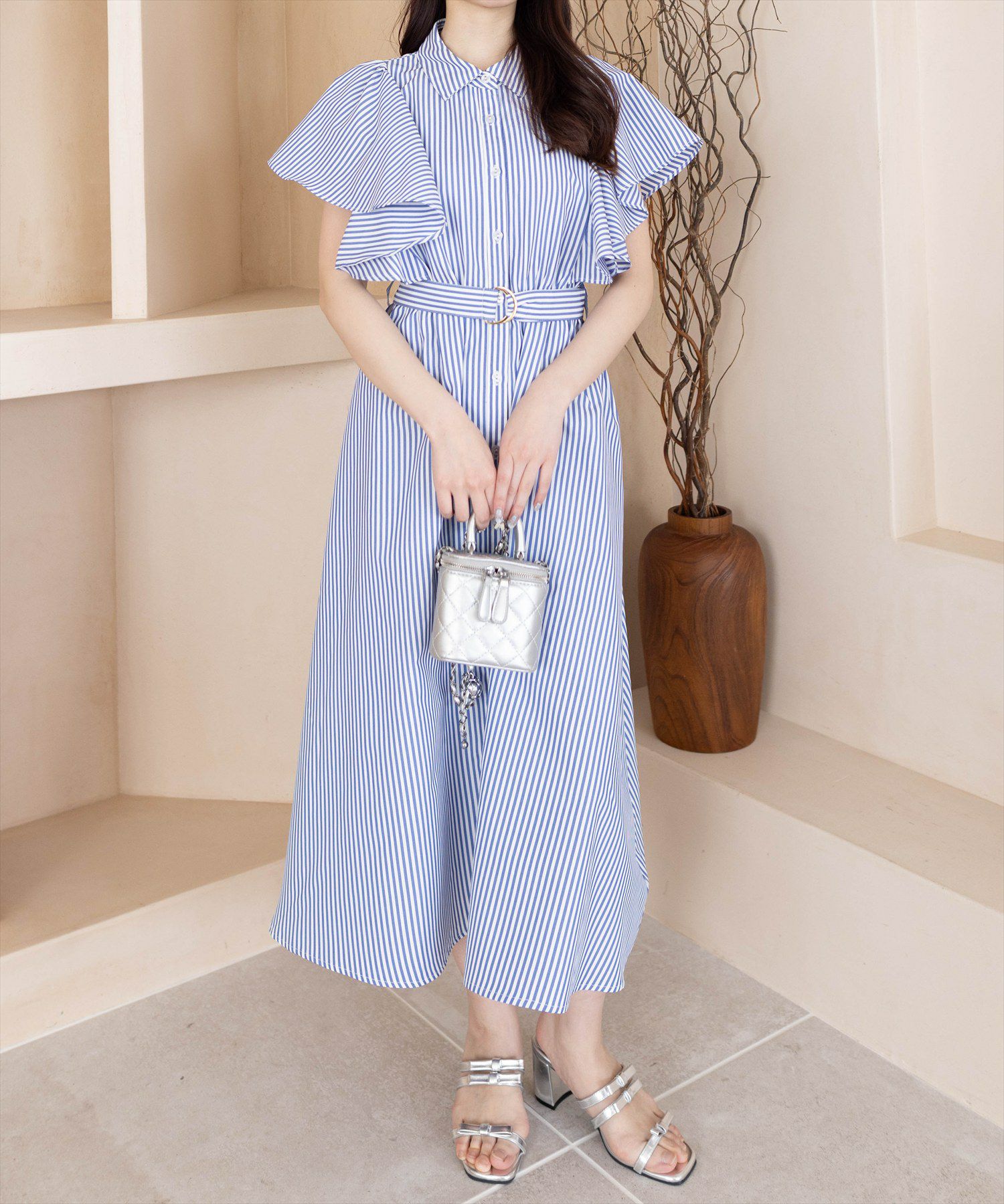 BURBERRY BLUE LABEL ワンピース ベルト付き サイズ38