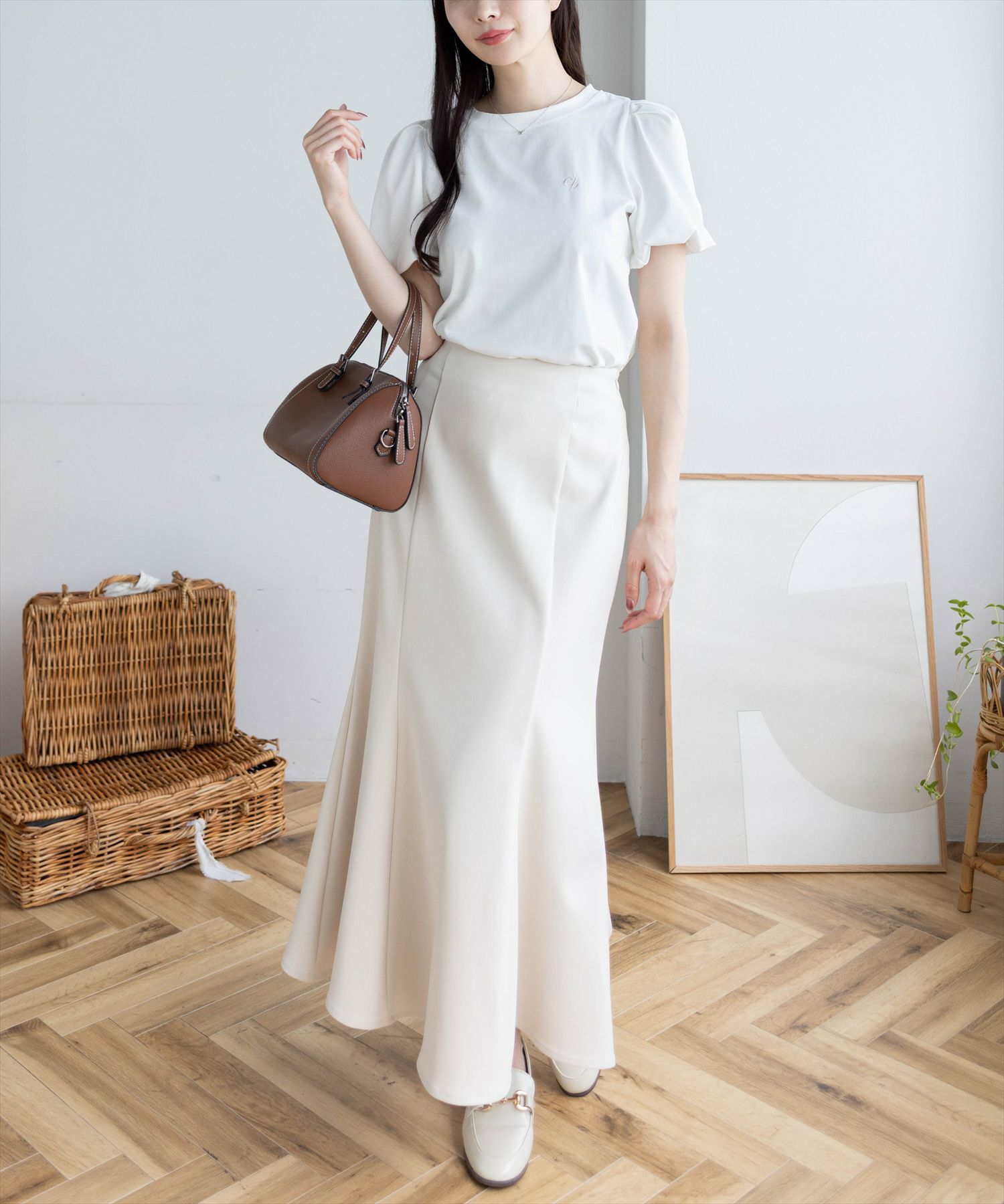 153cm/オフホワイト