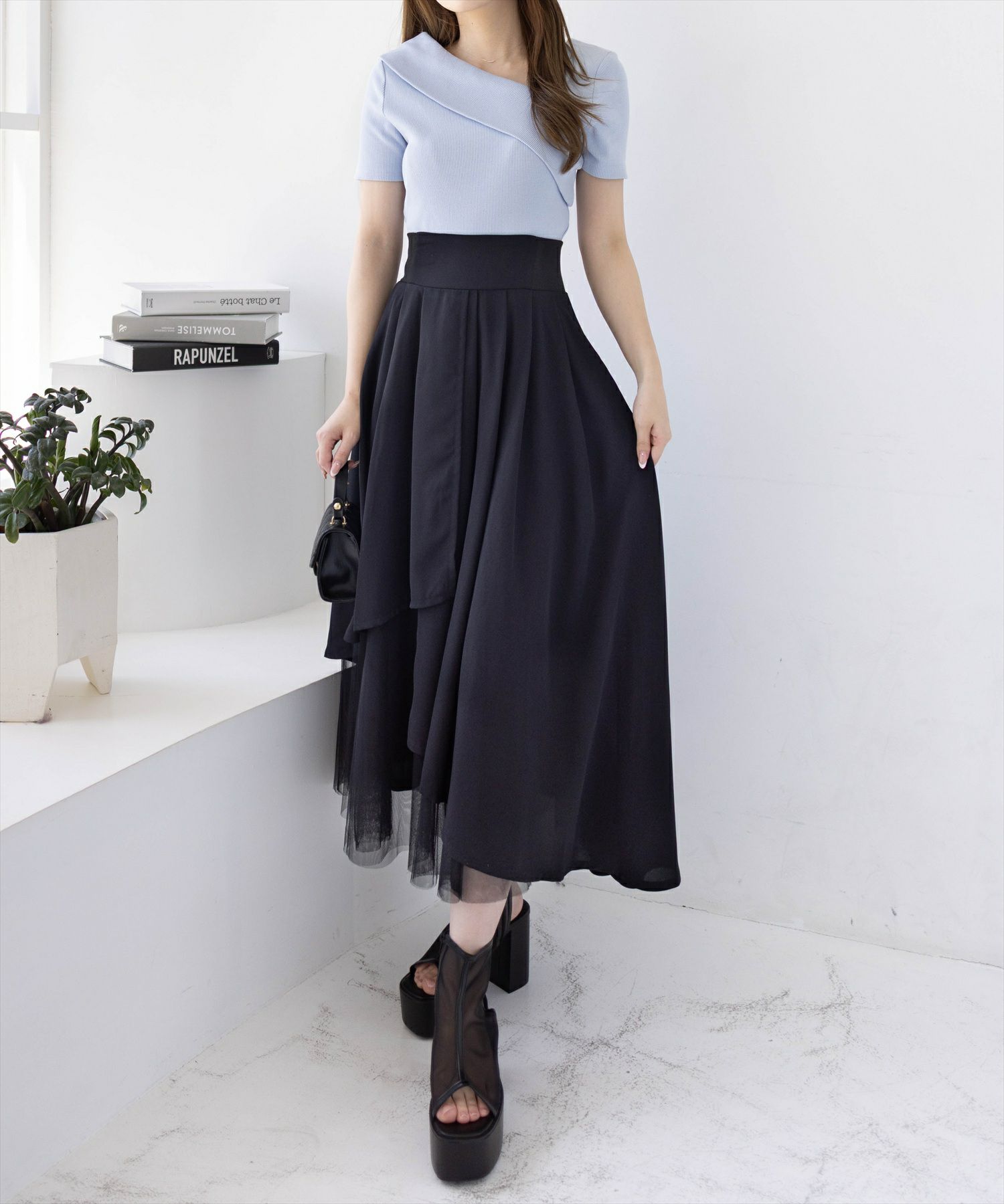 153cm/ブラック F着用