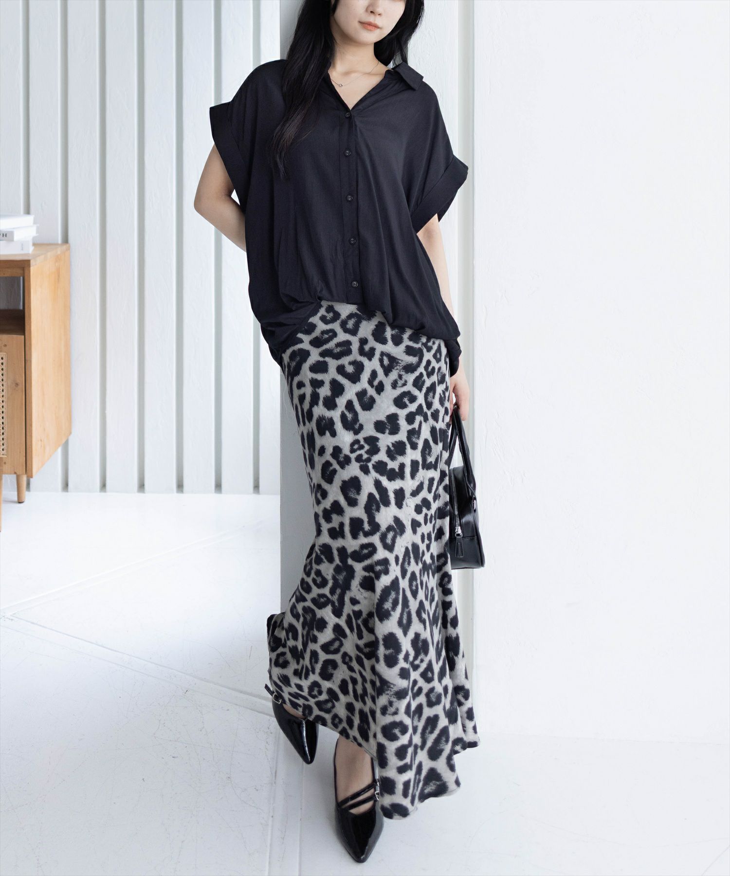 162cm/ブラック着用