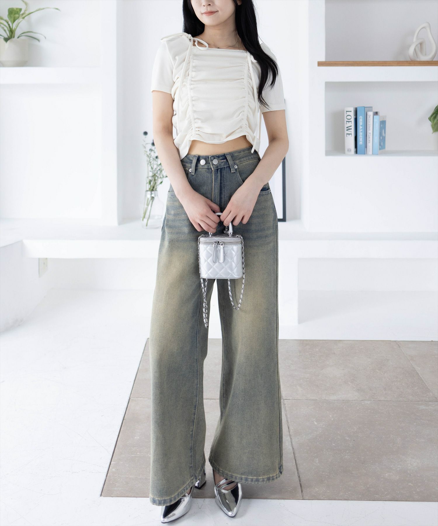 162㎝/オフホワイト