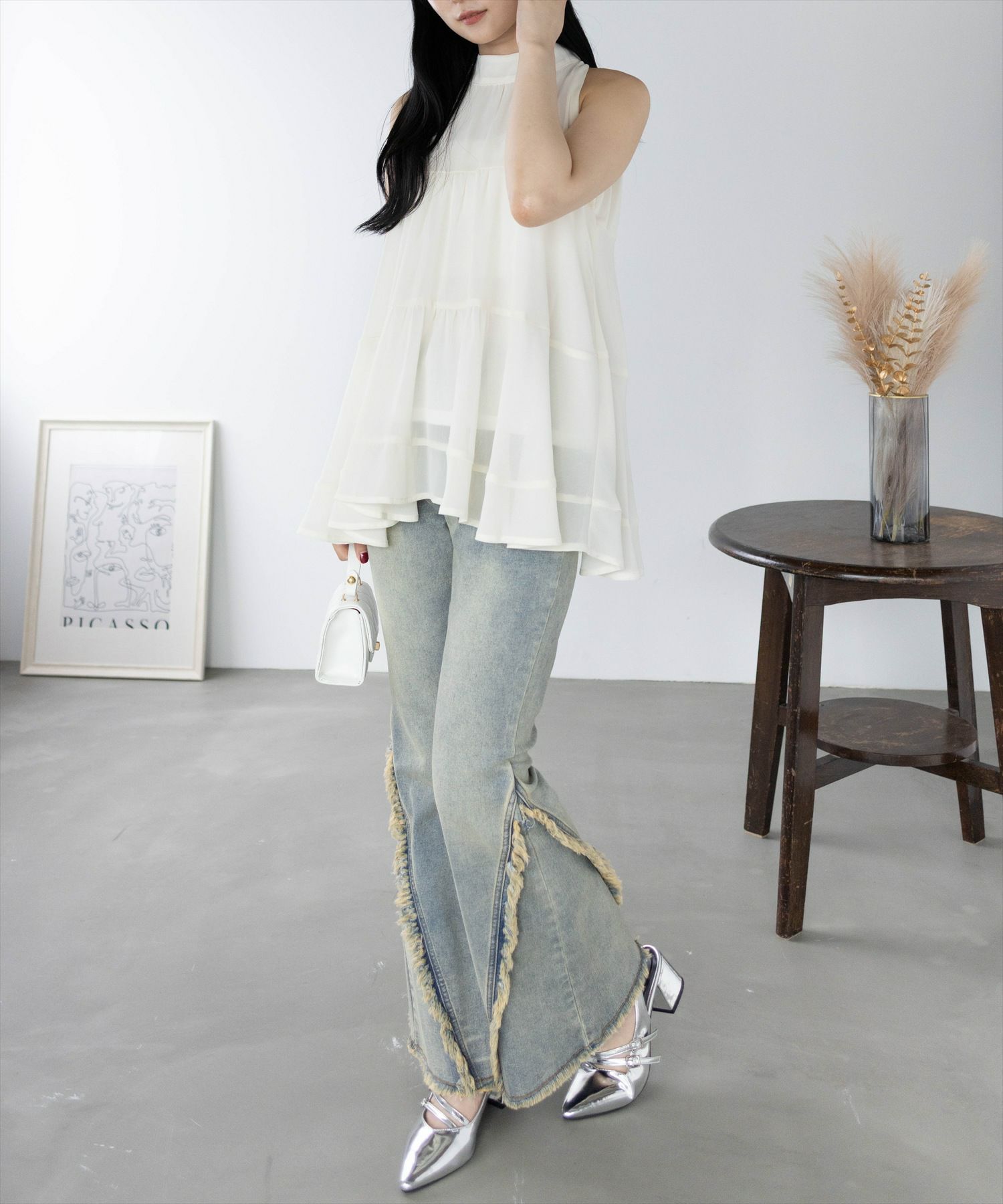 162cm/アイボリー