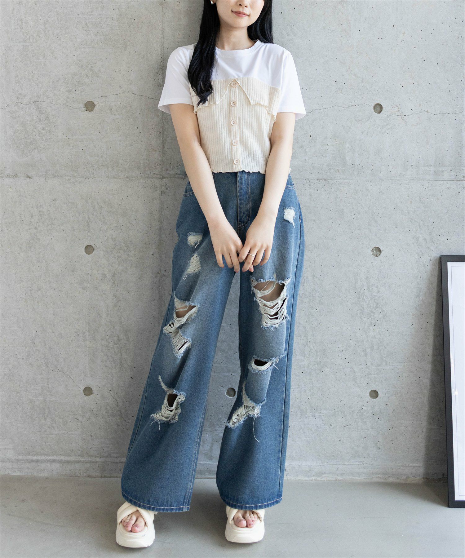 162㎝/アイボリー