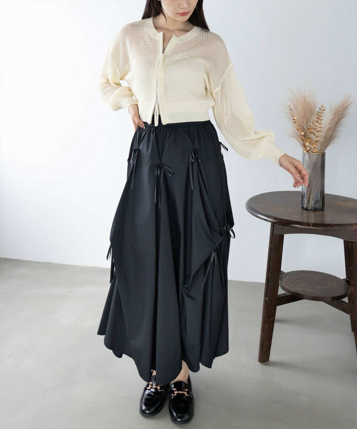 162cm/ブラック F着用