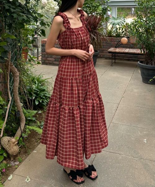 ロゼミューズ♡リボン柄♡キャミワンピ 2way shoulder ribbon cami o/p – BUNNY APARTMENT