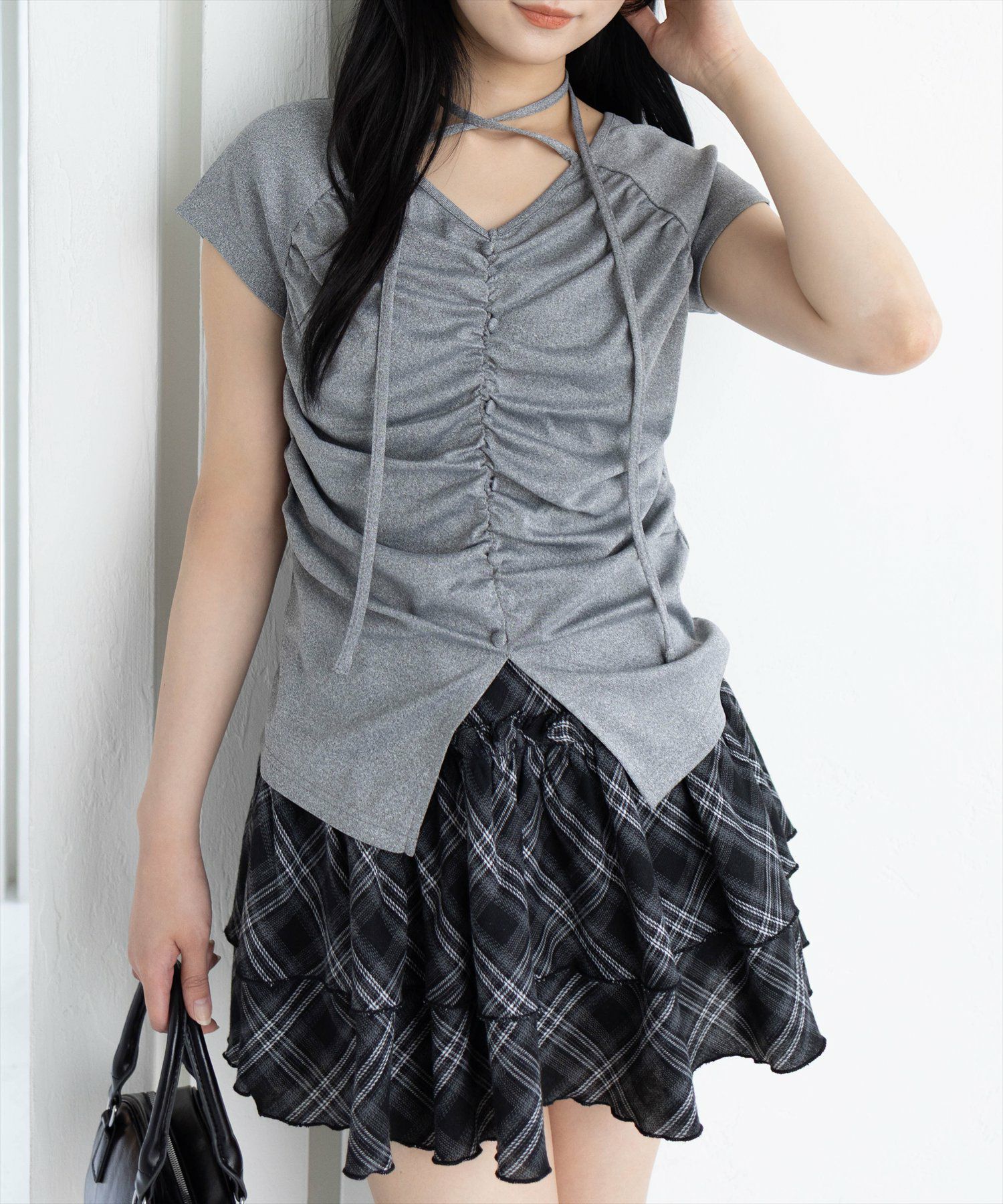 【りんご】替え袖 前後ちぎり脇切替半袖Tシャツ CHIGIRI CHS41-681 和柄 和風