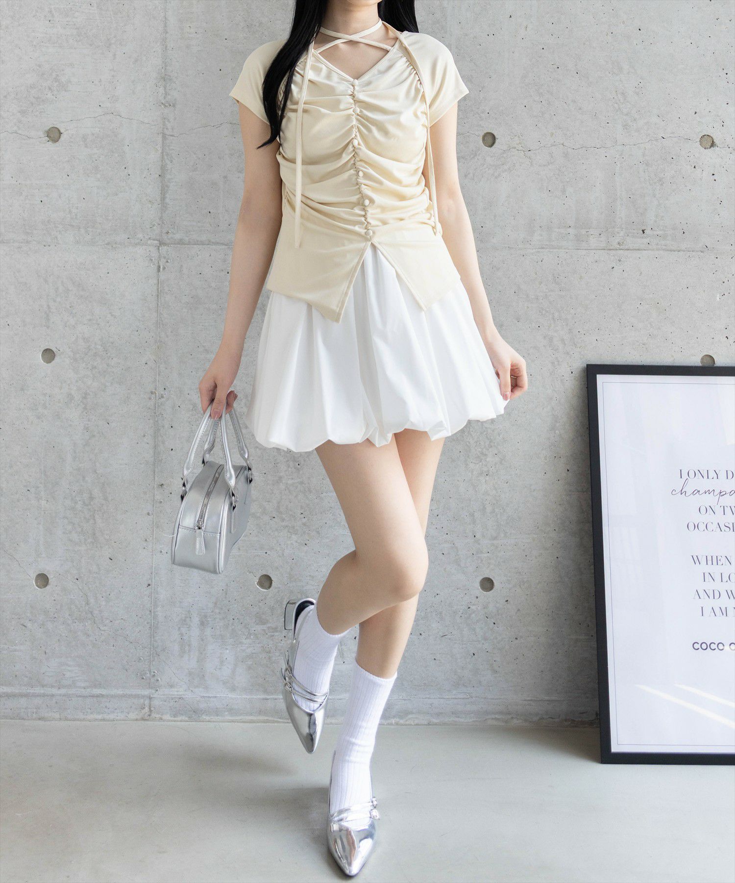 162cm/クリームイエロー