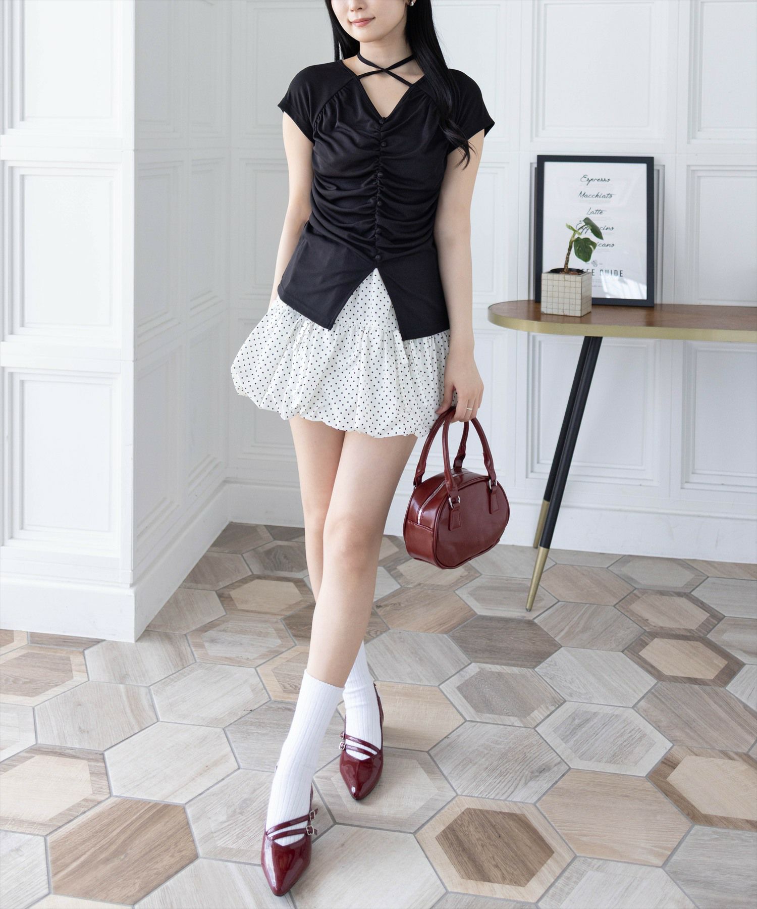 162cm/ブラック