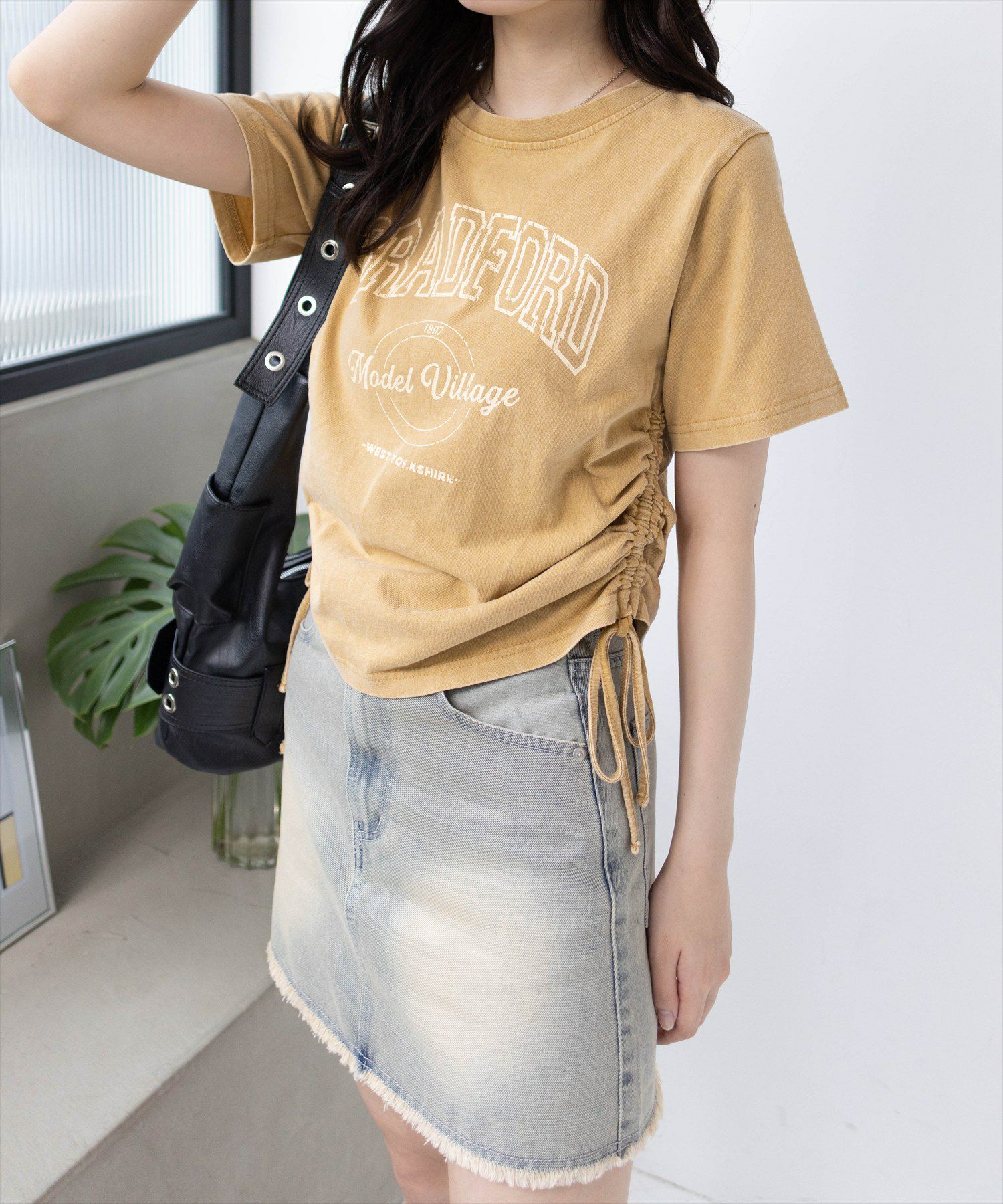 ★STONE ★マイクロロゴ プリント フードTシャツ ankoROCK tシャツ a.p.o.v. -ankoROCK's select- ナンバリング