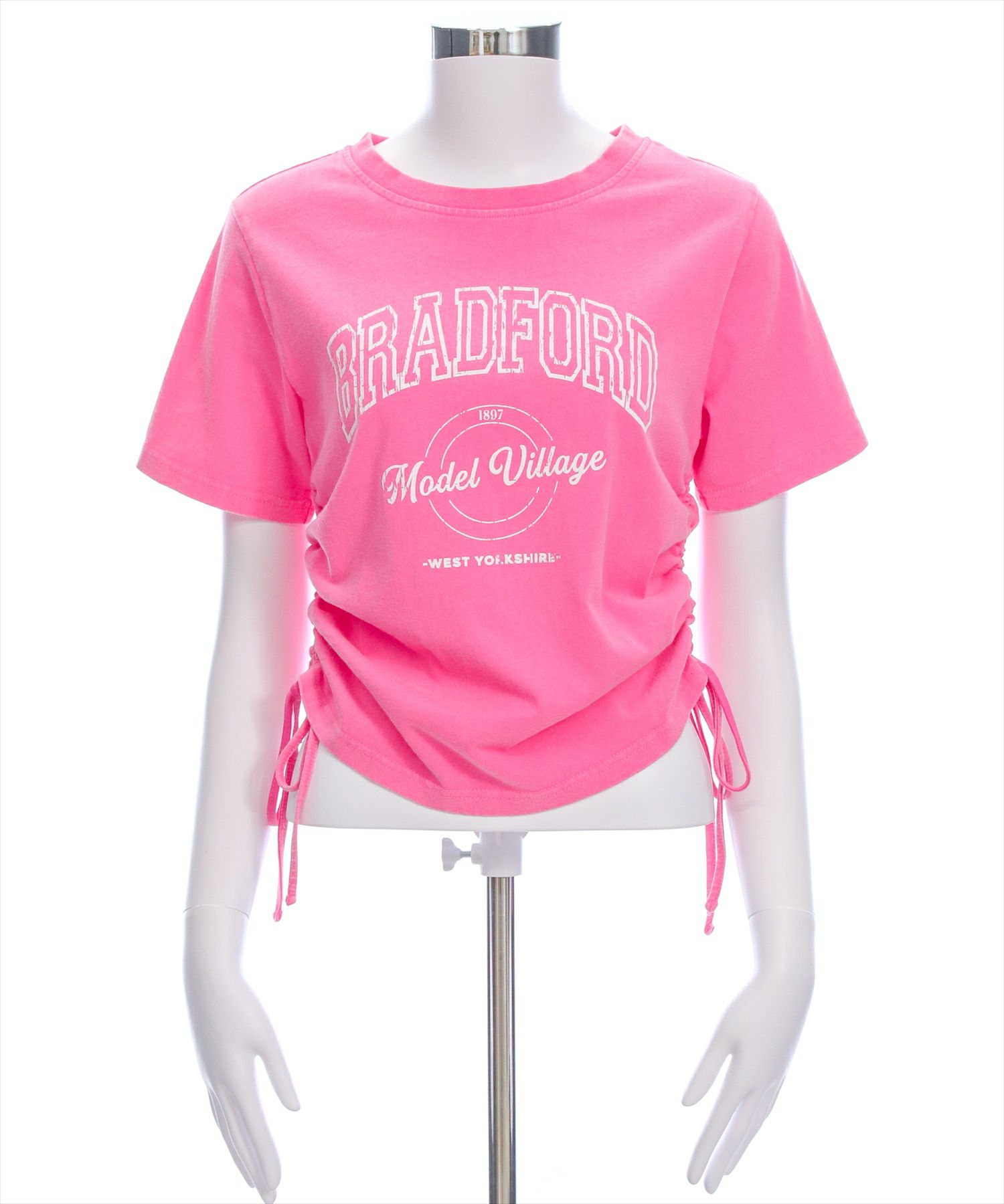 clear≪SS新作≫カレッジロゴプリントドロストTシャツ[CL9248