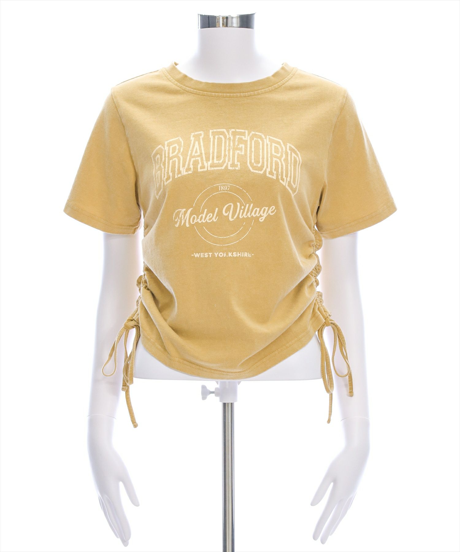 clear≪SS新作≫カレッジロゴプリントドロストTシャツ[CL9248