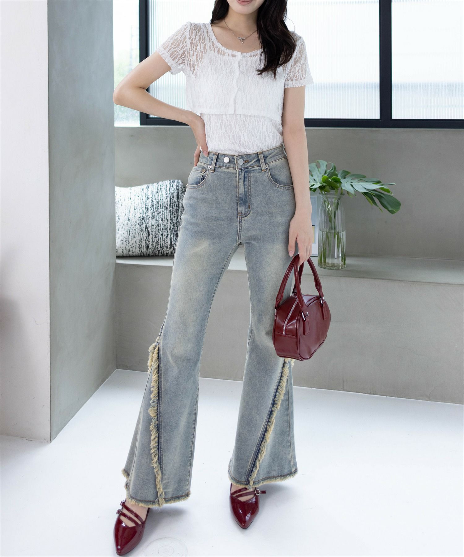 161㎝/オフホワイト