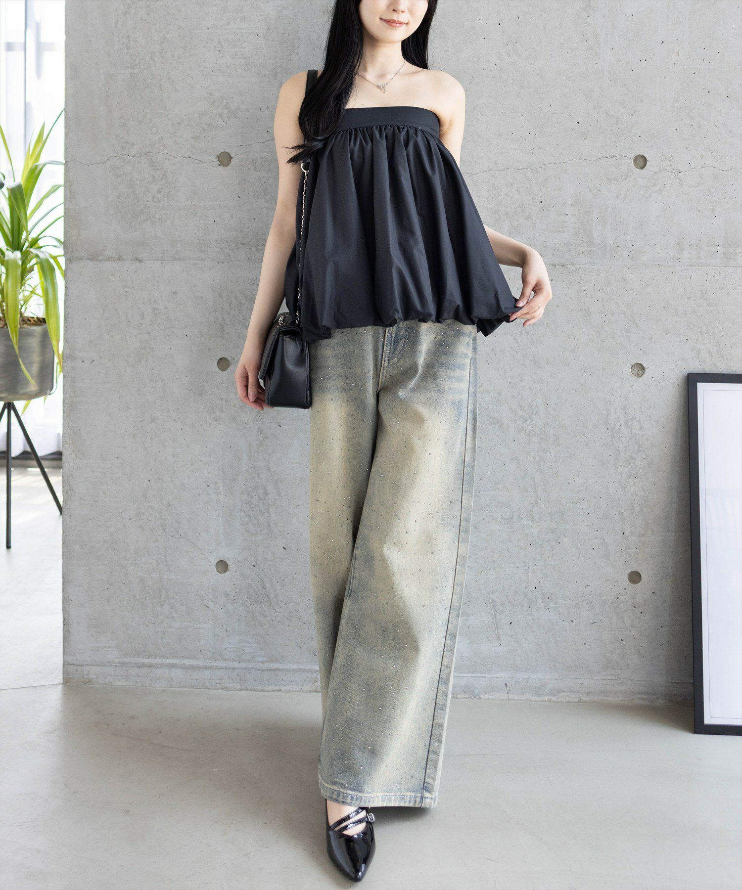 162cm/ブラック