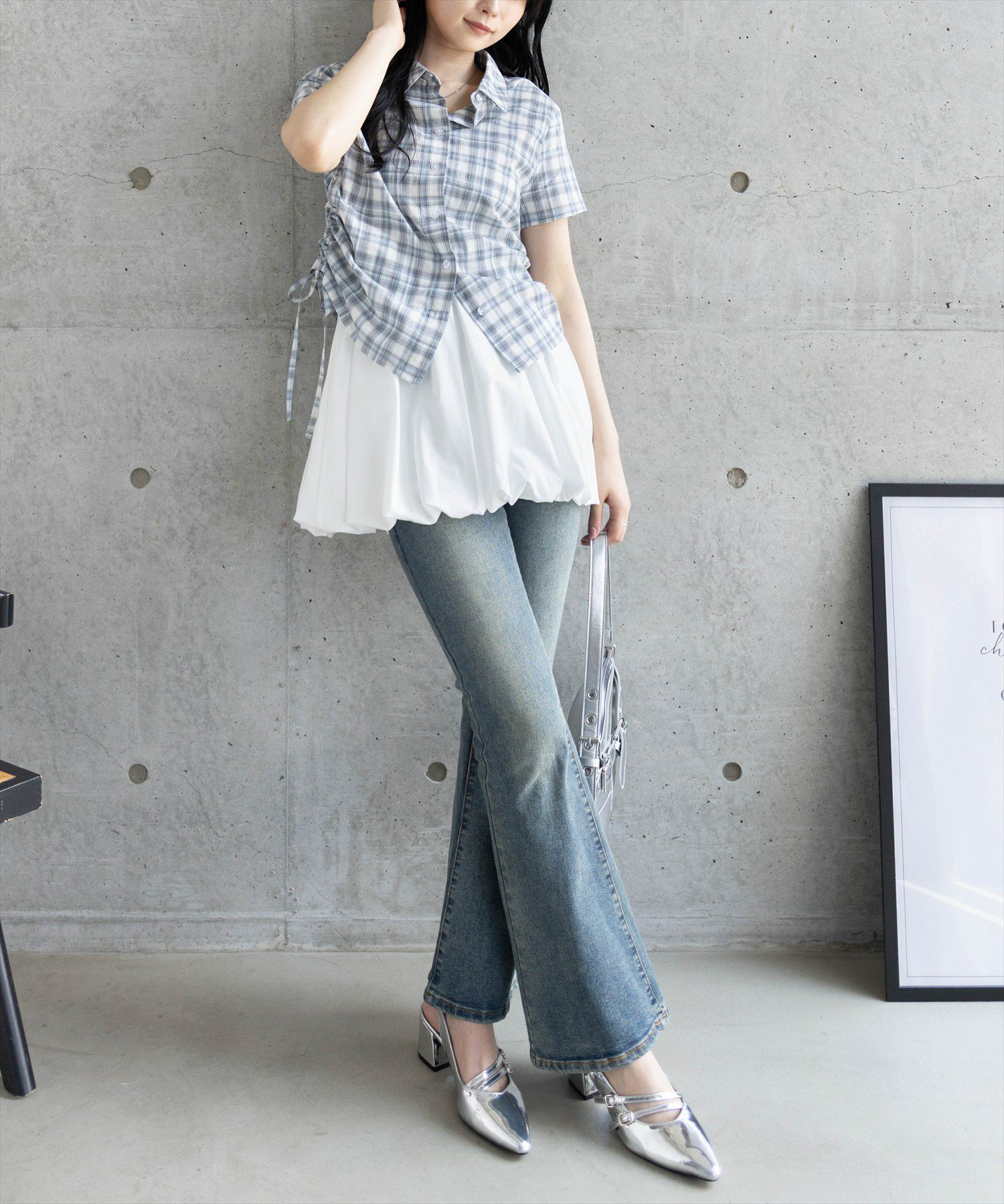 162cm/オフホワイト