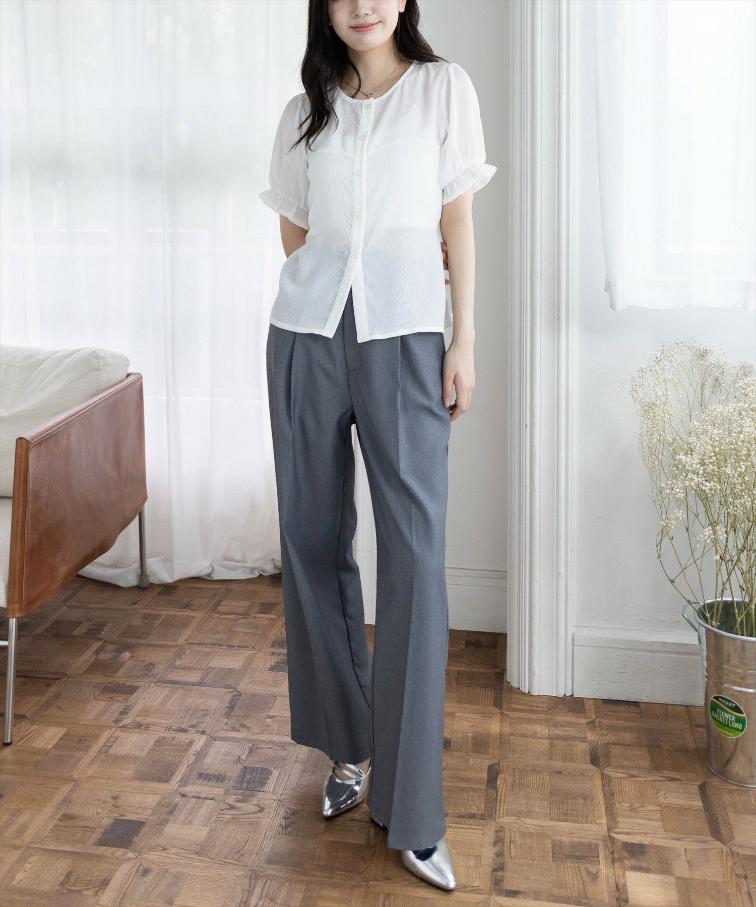 161cm/オフホワイト