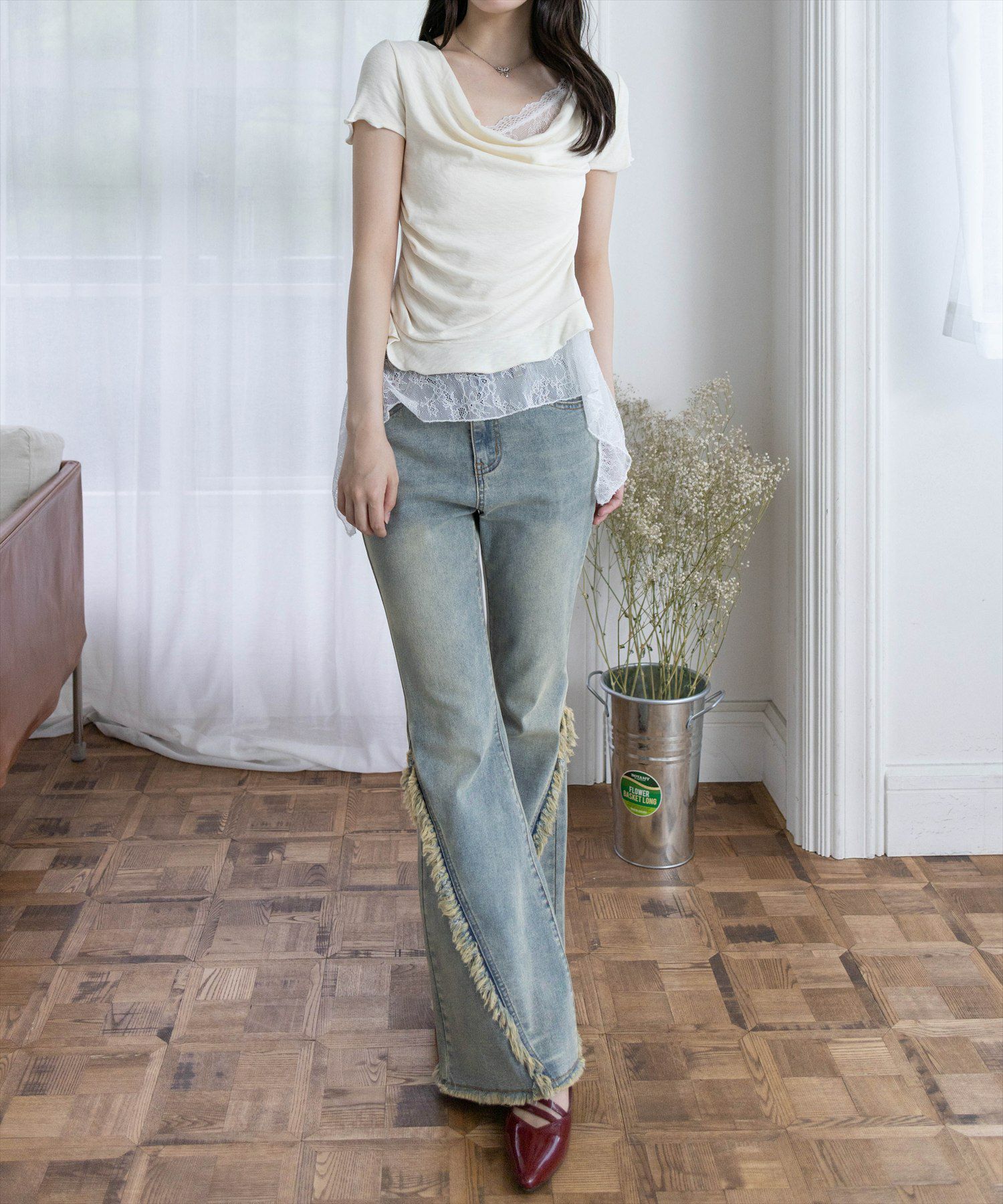 161㎝/アイボリー