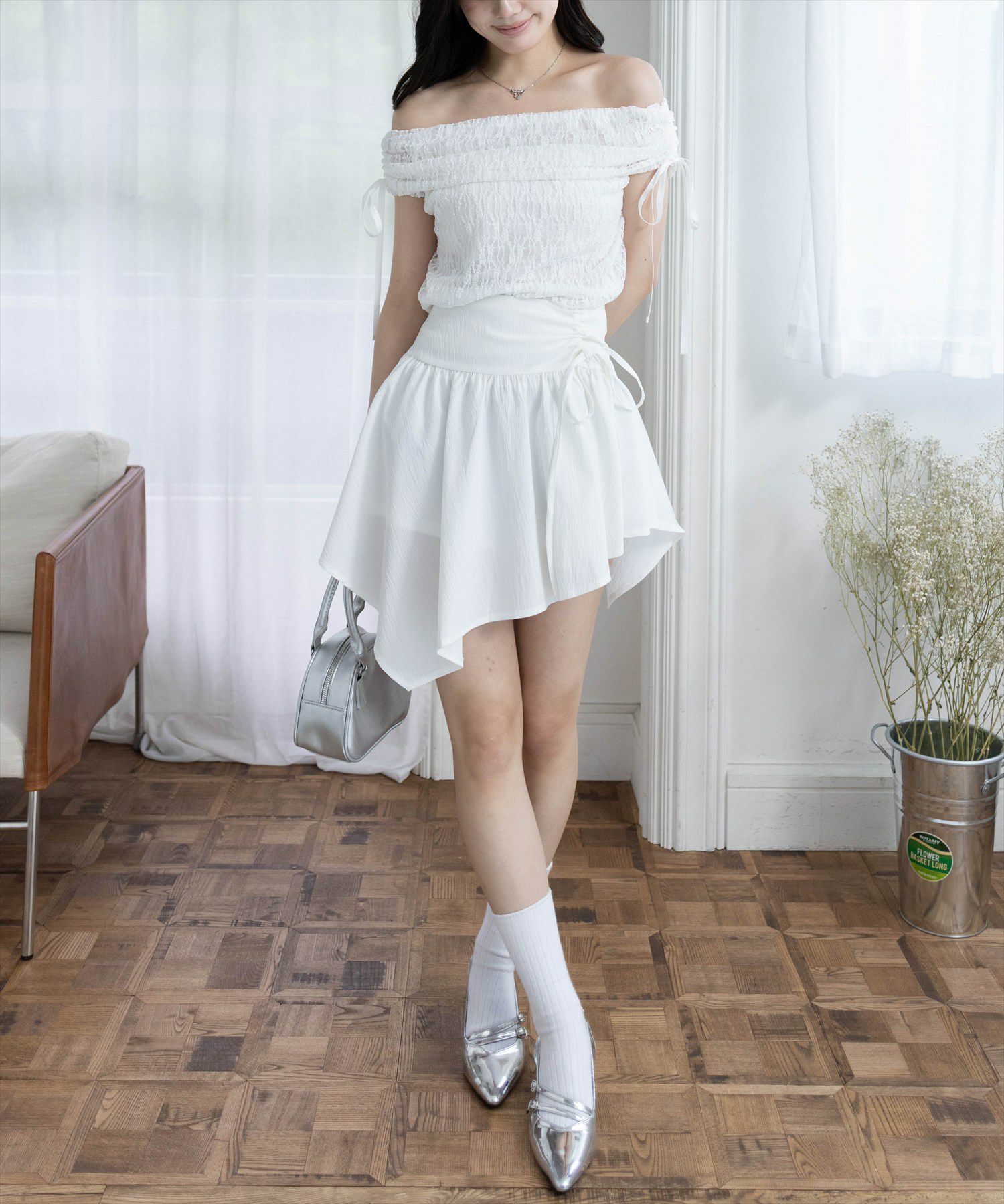 162cm/オフホワイト