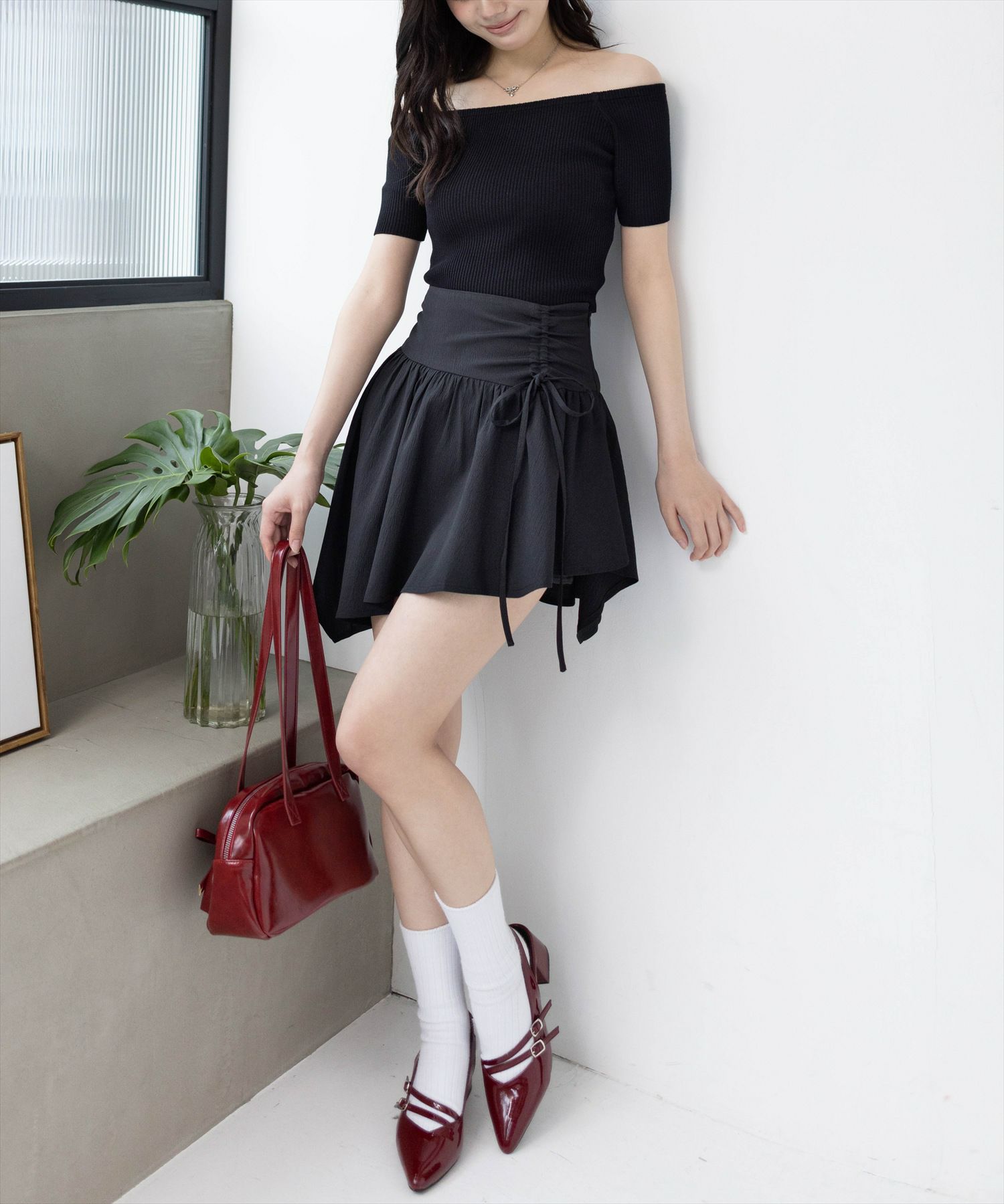 162cm/ブラック