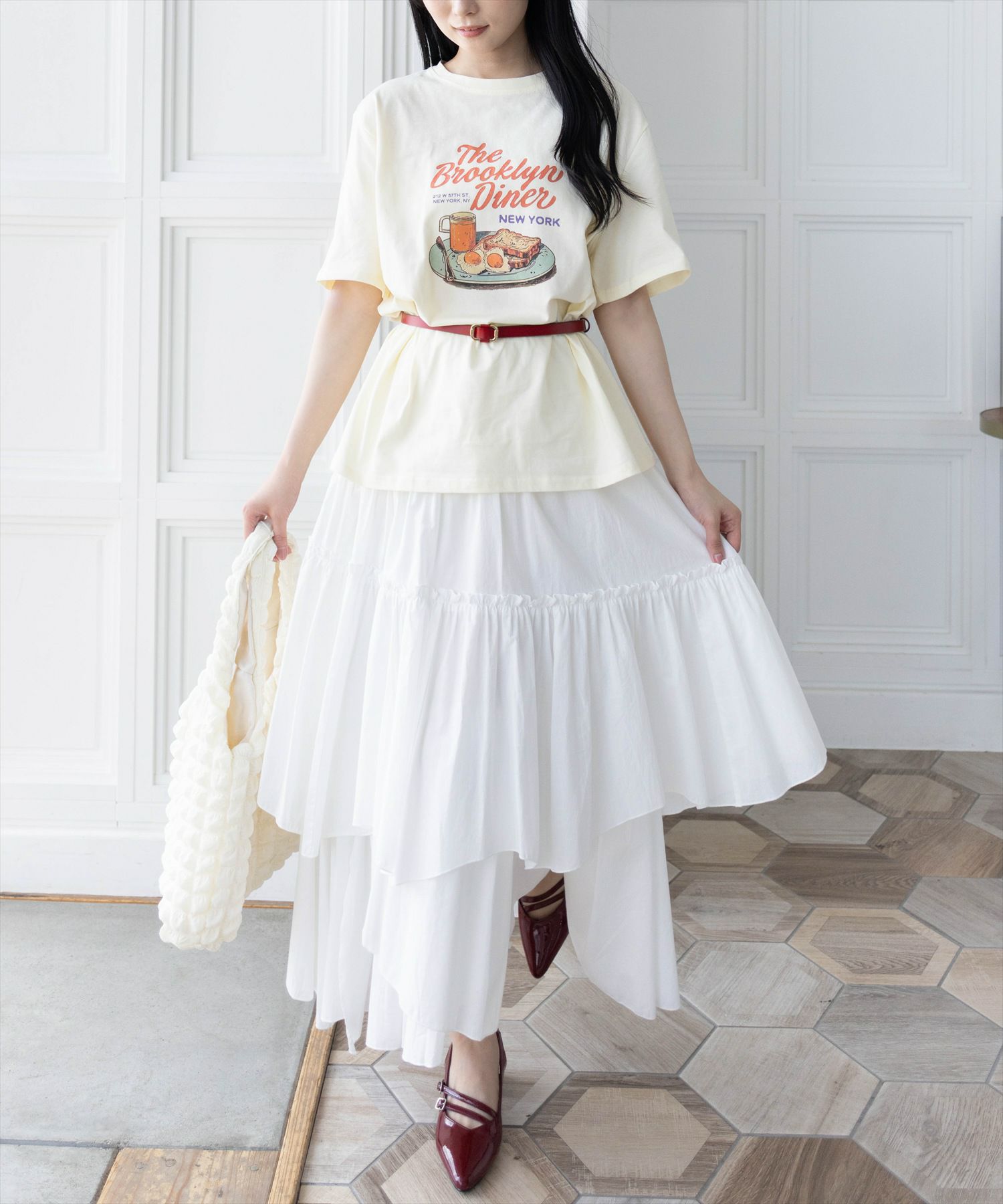 clear≪WEB先行販売/SS新作≫グラフィックプリントTシャツ