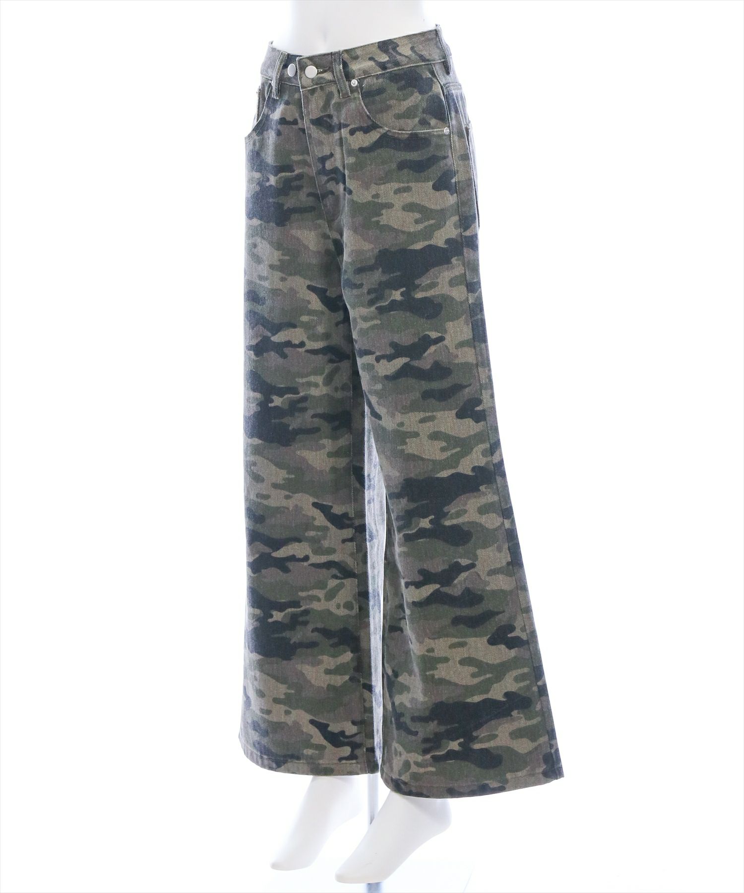 clear≪SS新作≫迷彩柄ワイドパンツ[CL9376] | レディース