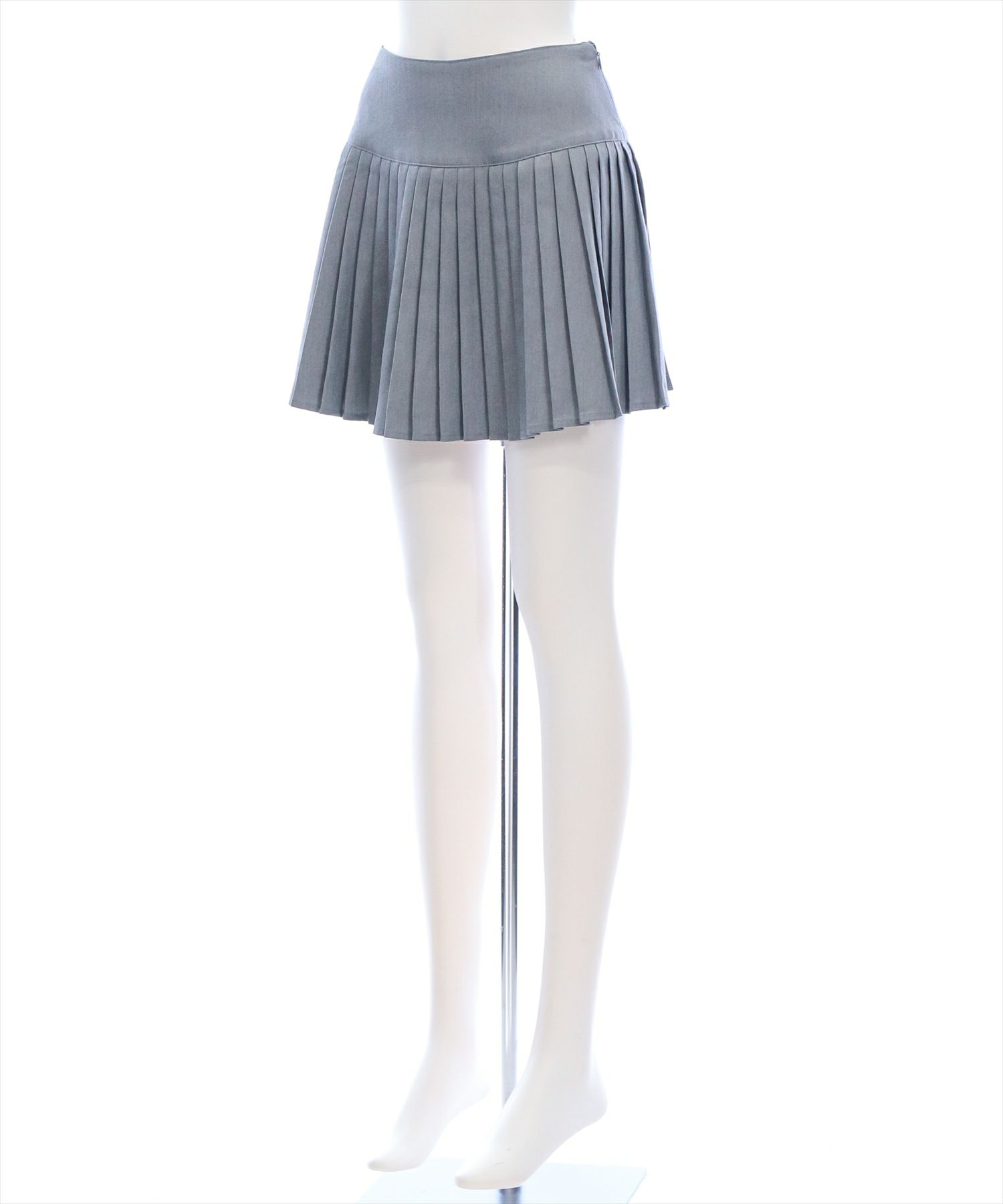 【新品】アニエスベー スカート ミニスカート プリーツスカート ホワイト L 新品】アニエスベー スカート ミニスカート プリーツスカート