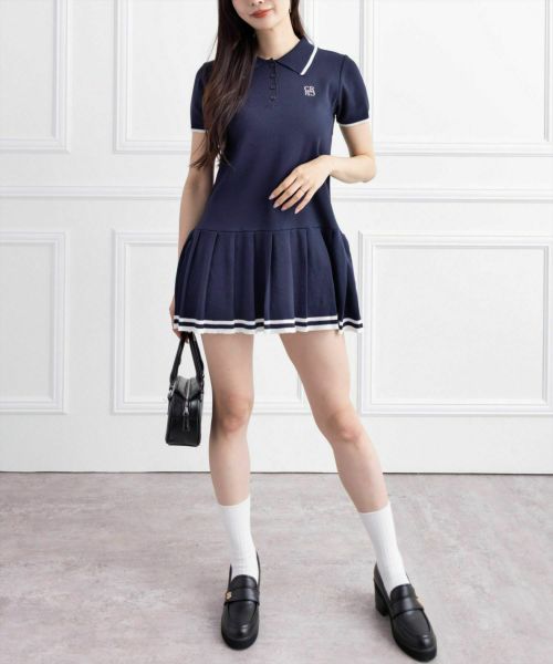 安心追跡付【KAREN MILLEN】PUニットプリーツミニワンピ 安心追跡【KAREN MILLEN】グラフィックフローラルミニワンピ