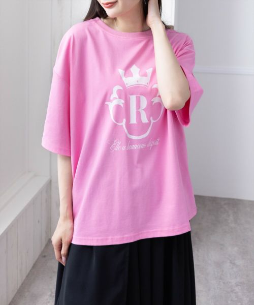HYKE オーバーサイズ ピンク Tシャツ サイズ1 HYKE オーバーサイズ ピンク Tシャツ サイズ1 - メルカリ