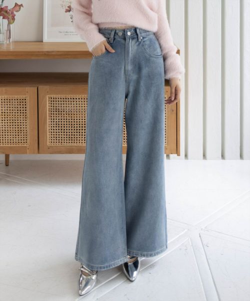 clear≪SS新作≫ワイドデニムパンツ[CL9399] | レディース