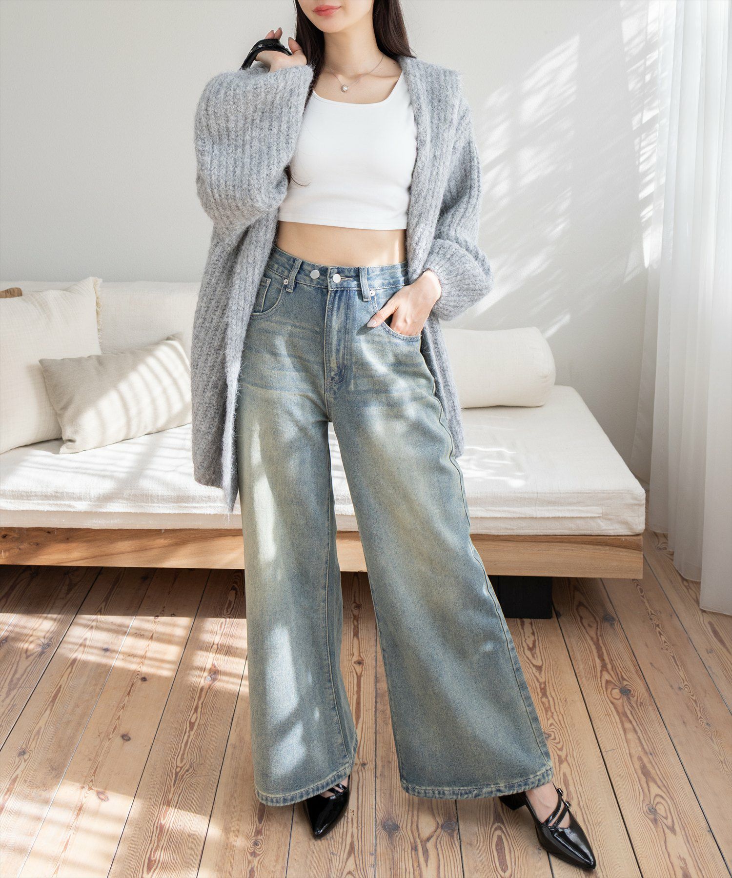 165㎝/ブルー2 M着用