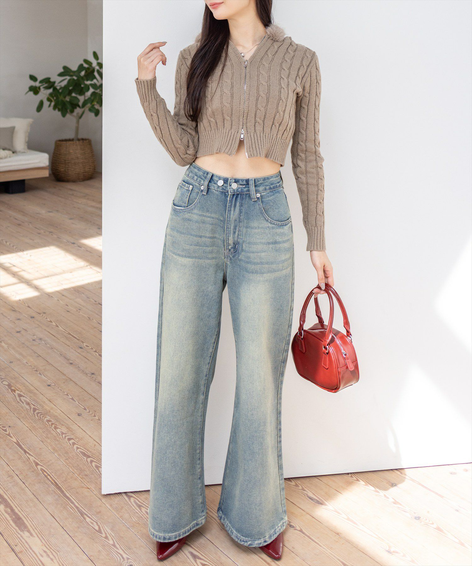 165㎝/ブルー2 M着用