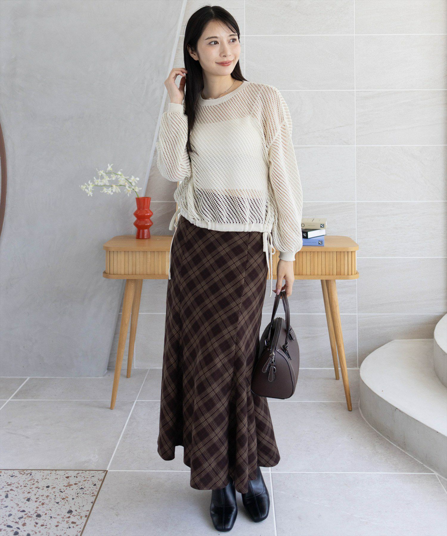 165㎝/アイボリー