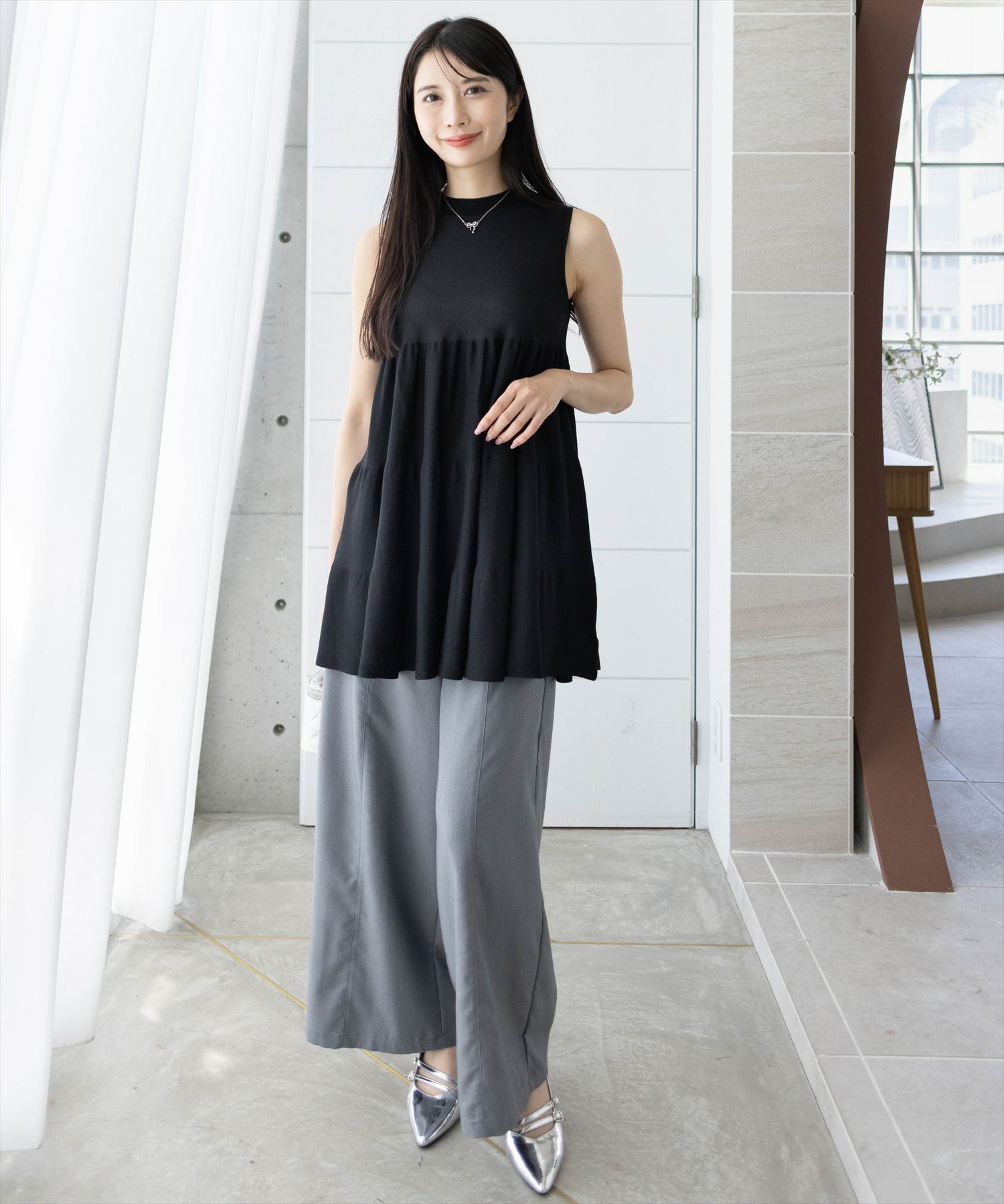 162cm/ブラック