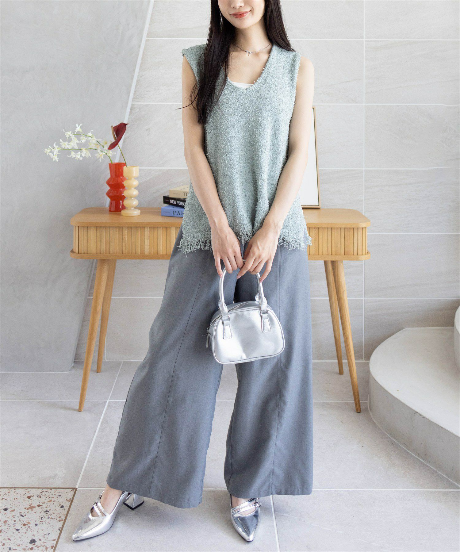 165㎝/ブルーグレー