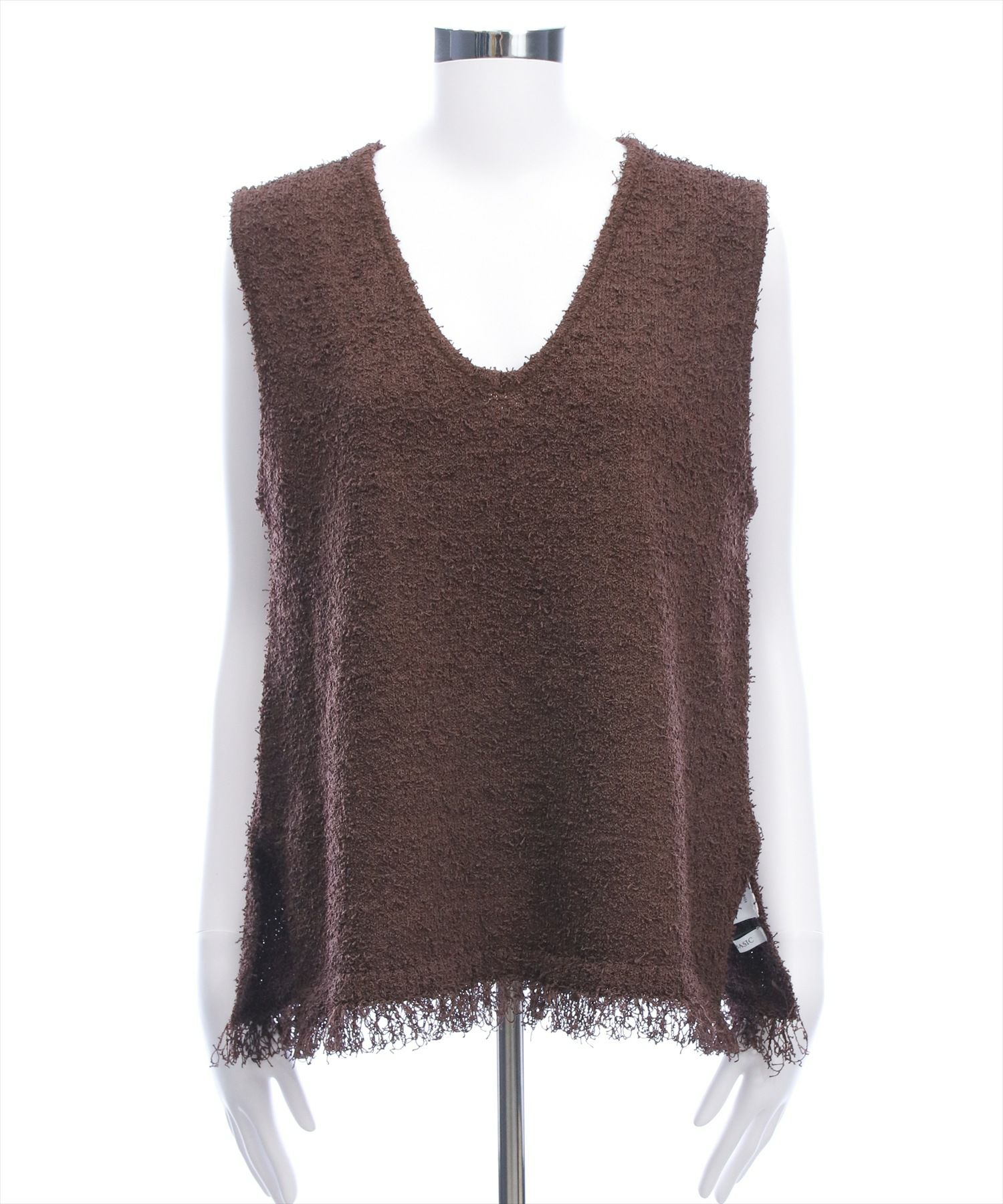 CLEAR BASIC ヒゲヤーンニットベスト[CL9424] | レディース