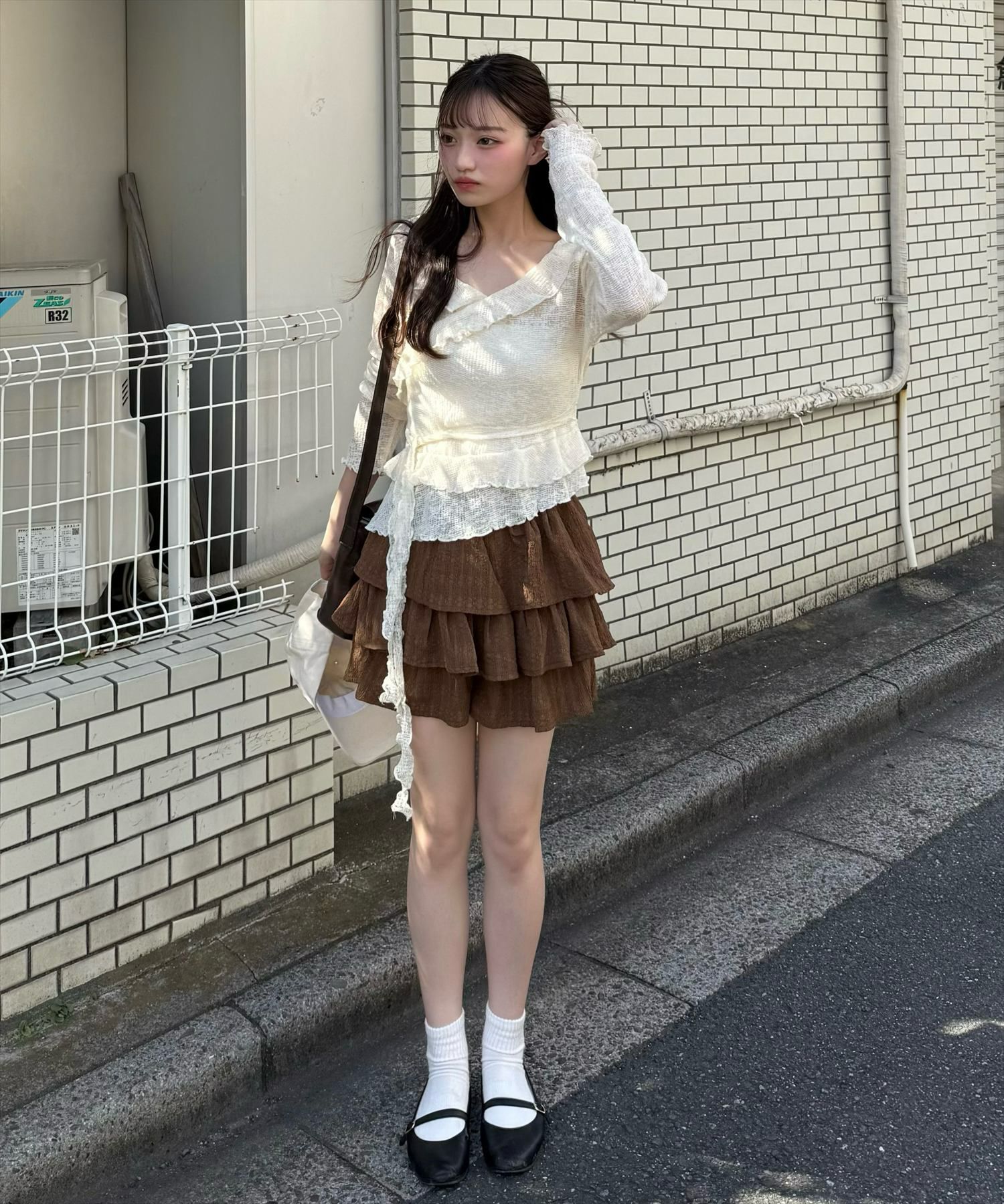 155cm/アイボリー