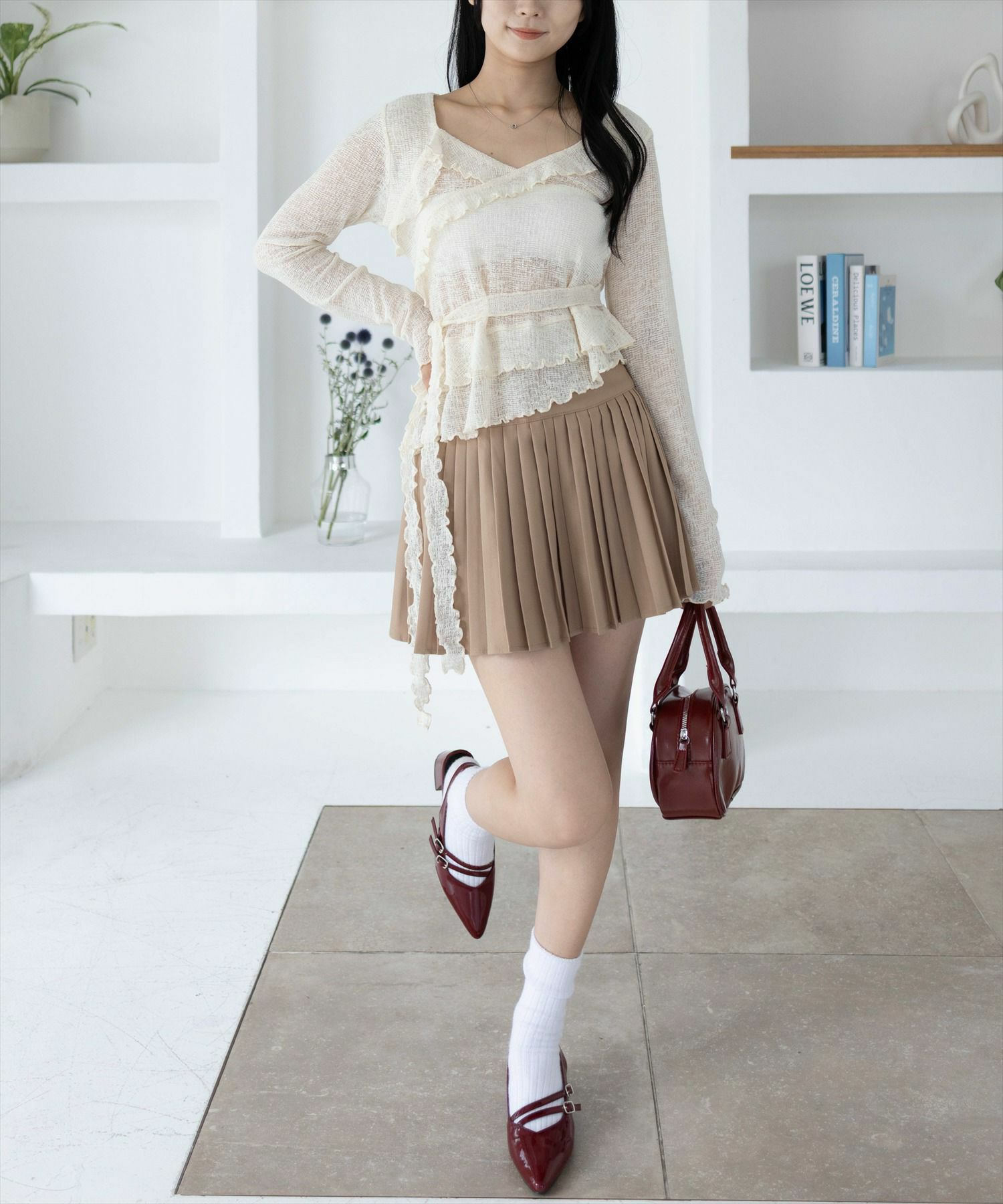 162cm/アイボリー