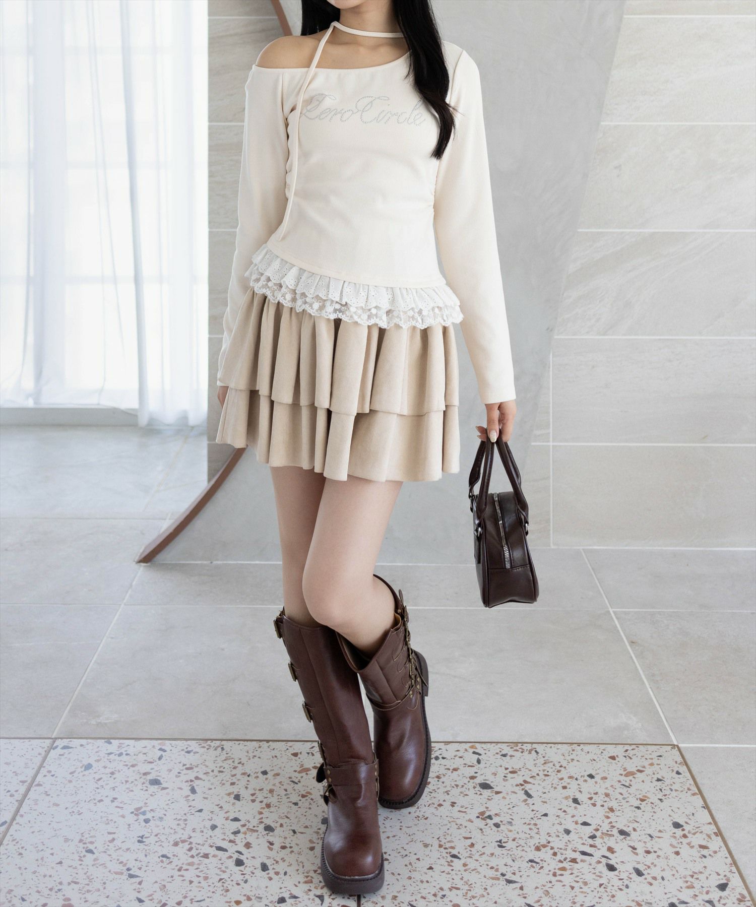 162cm/ライトベージュ